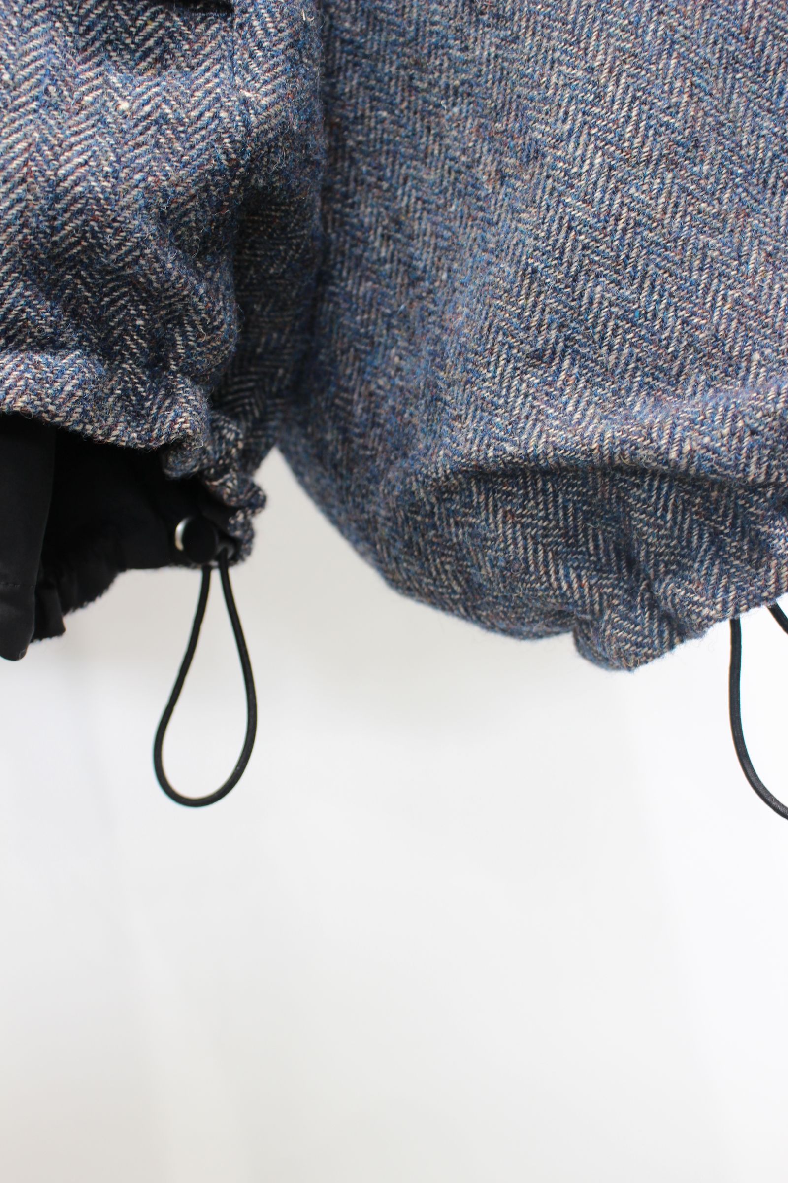 WOOL LINEN HERRINGBONE Blouson | NAVY | アウター
