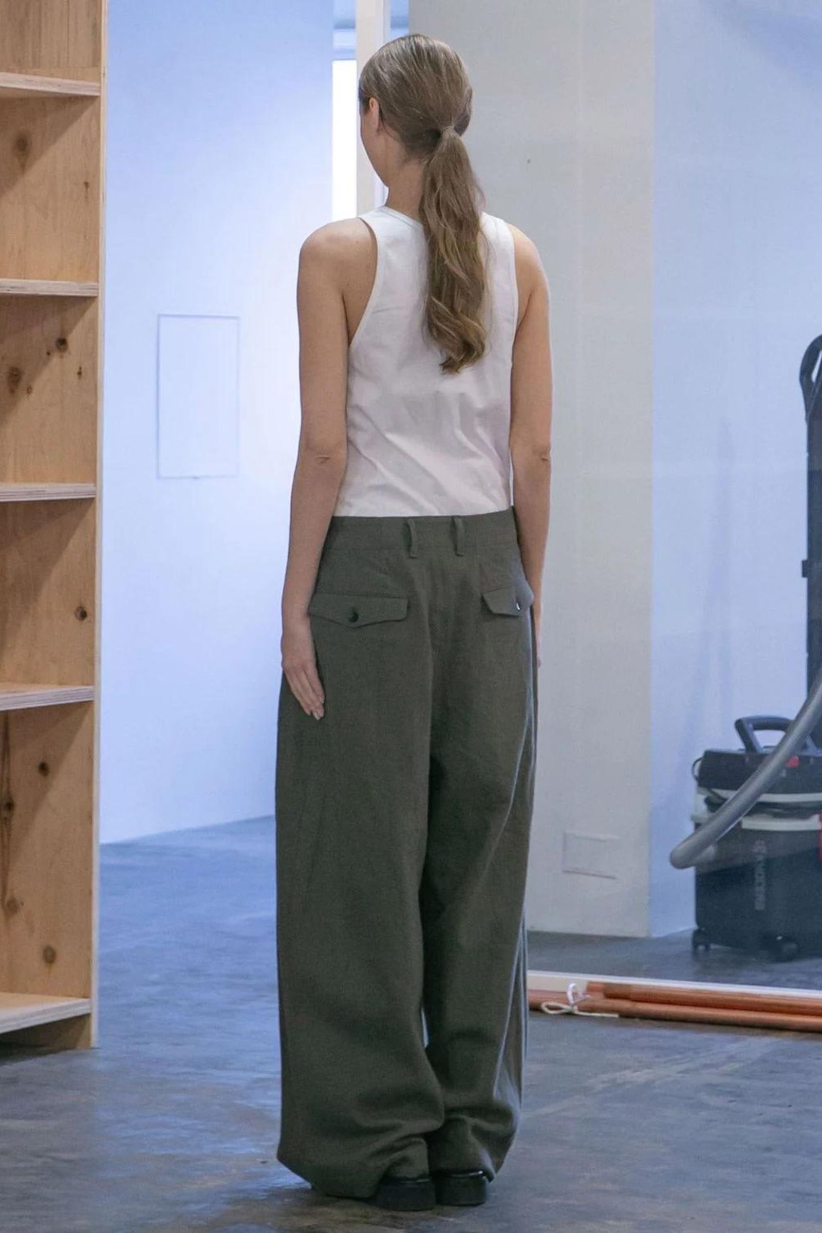 my beautiful landlet - ORGANIC COTTON FLANNEL TUCK WIDE