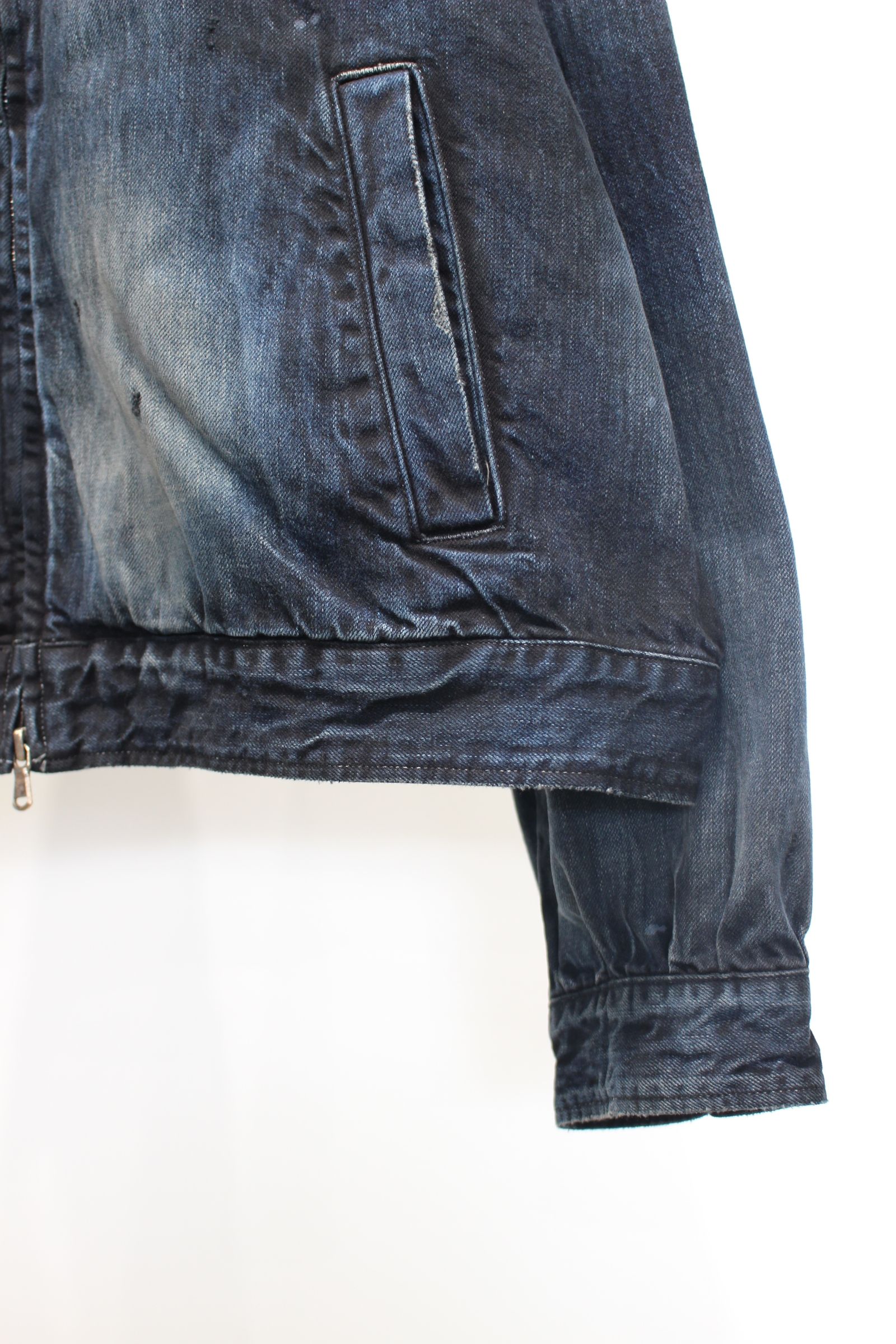 [ラスト1点] DENIM ZIPUP JACKET | BLACK | デニムジャケット