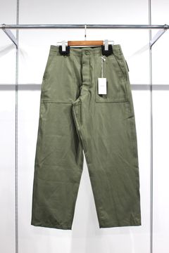 GIZA BACK SATIN BAKER PANTS/OLIVE