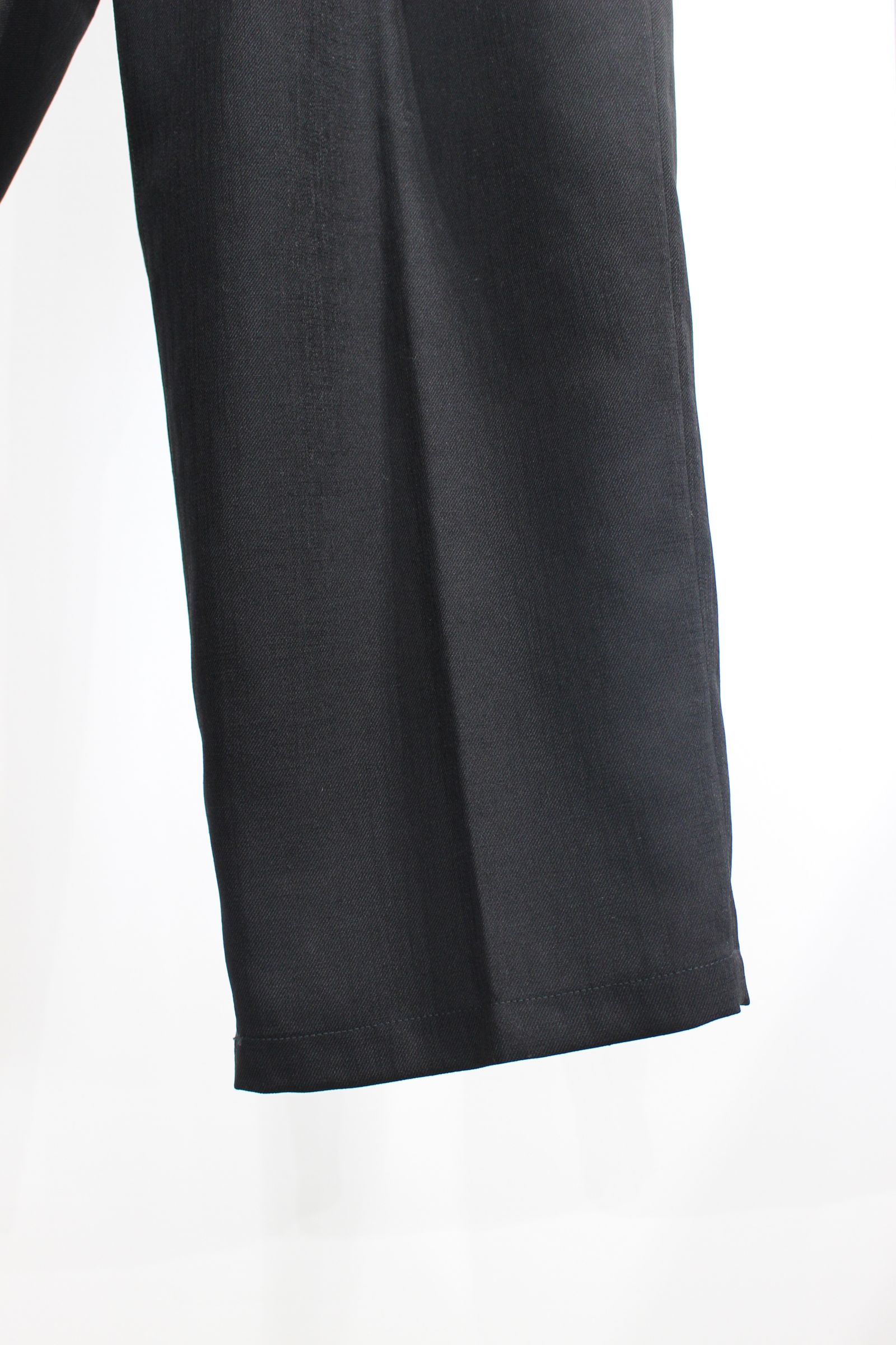 ANCELLM - TA/W TUCK EASY SLACKS | BLACK | スラックス | NapsNote ANCELLM - TA/W TUCK EASY SLACKS | BLACK | スラックス | NapsNote