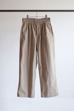 DYED EASY SLACKS/BEIGE
