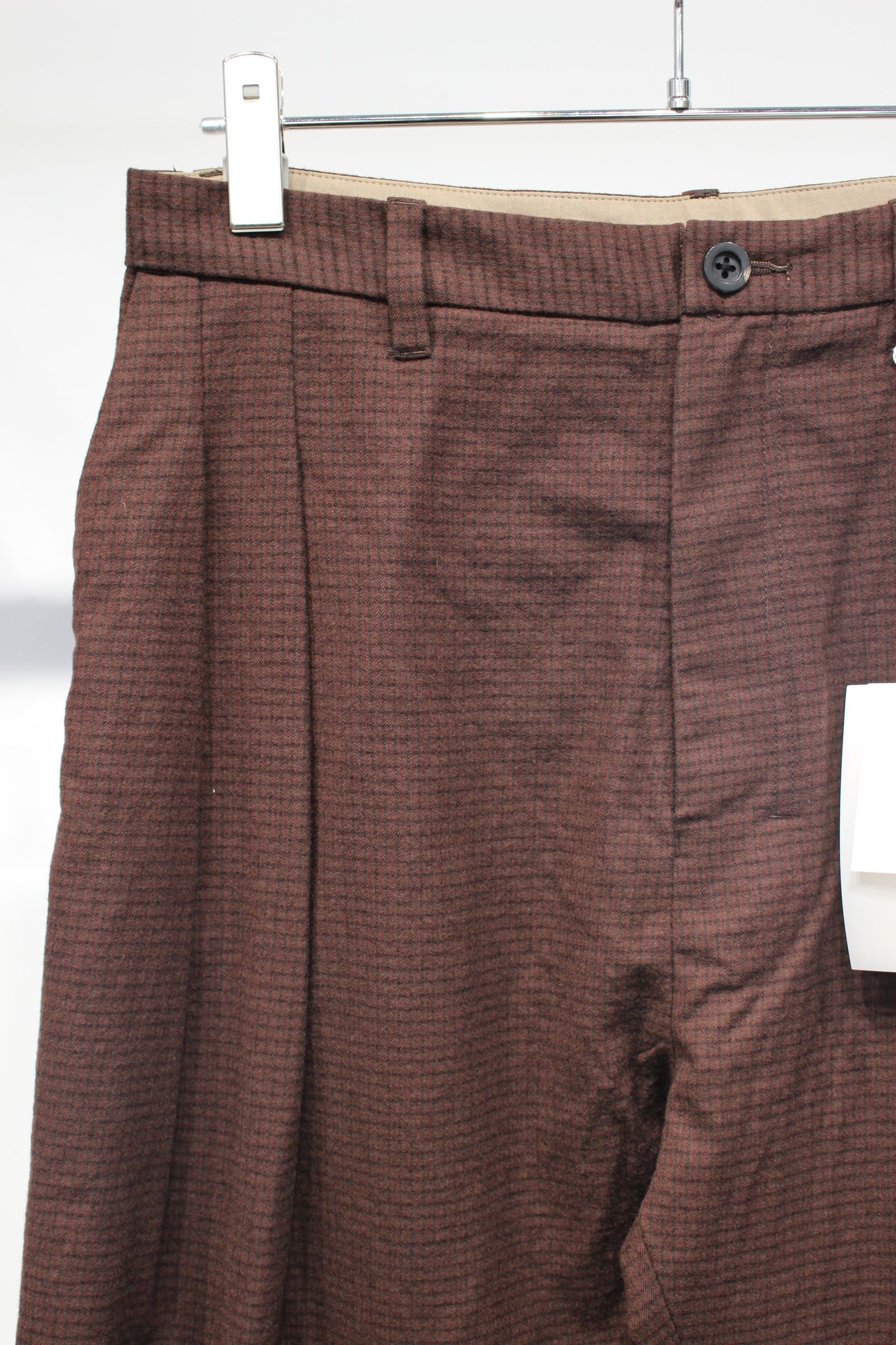 DOUBLE TAILORED JACKET | PLAID CHECK WOOL SLACKS | GRAPH CHECK | セットアップ