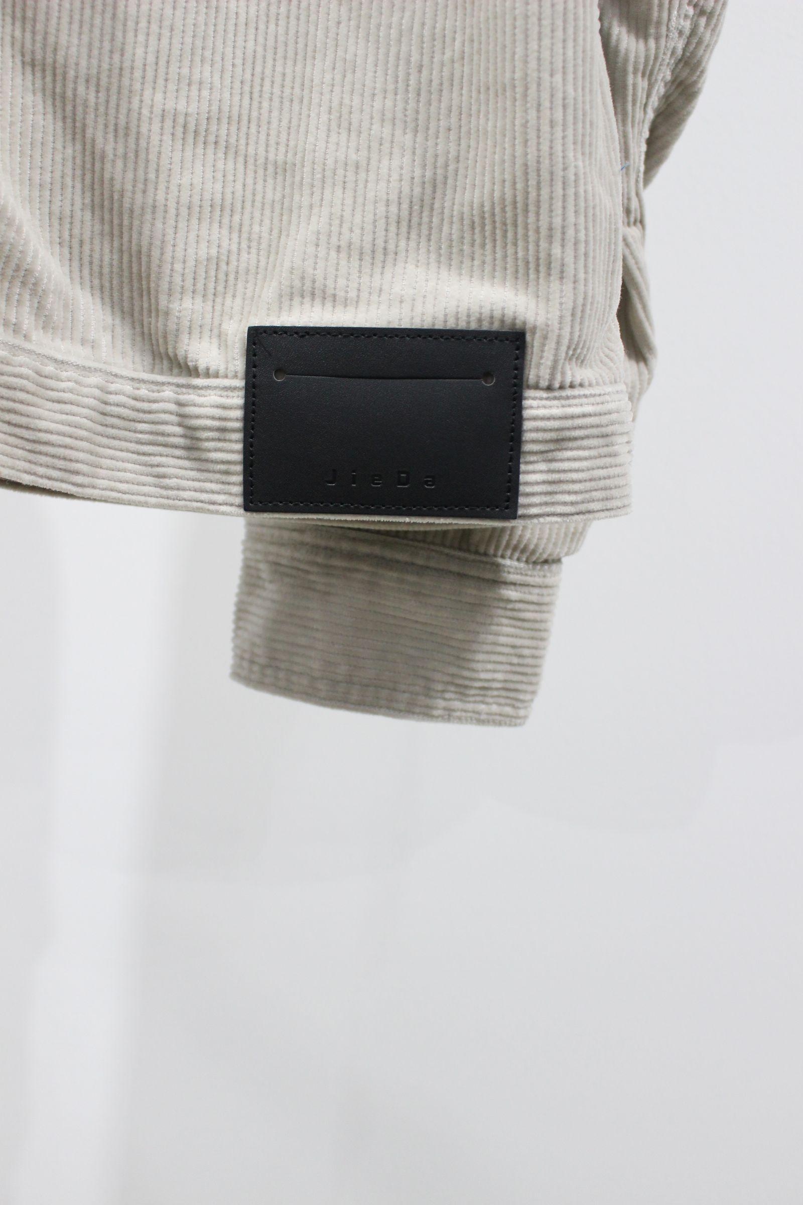 PANEL CORDUROY JACKET/OFF WHITE
