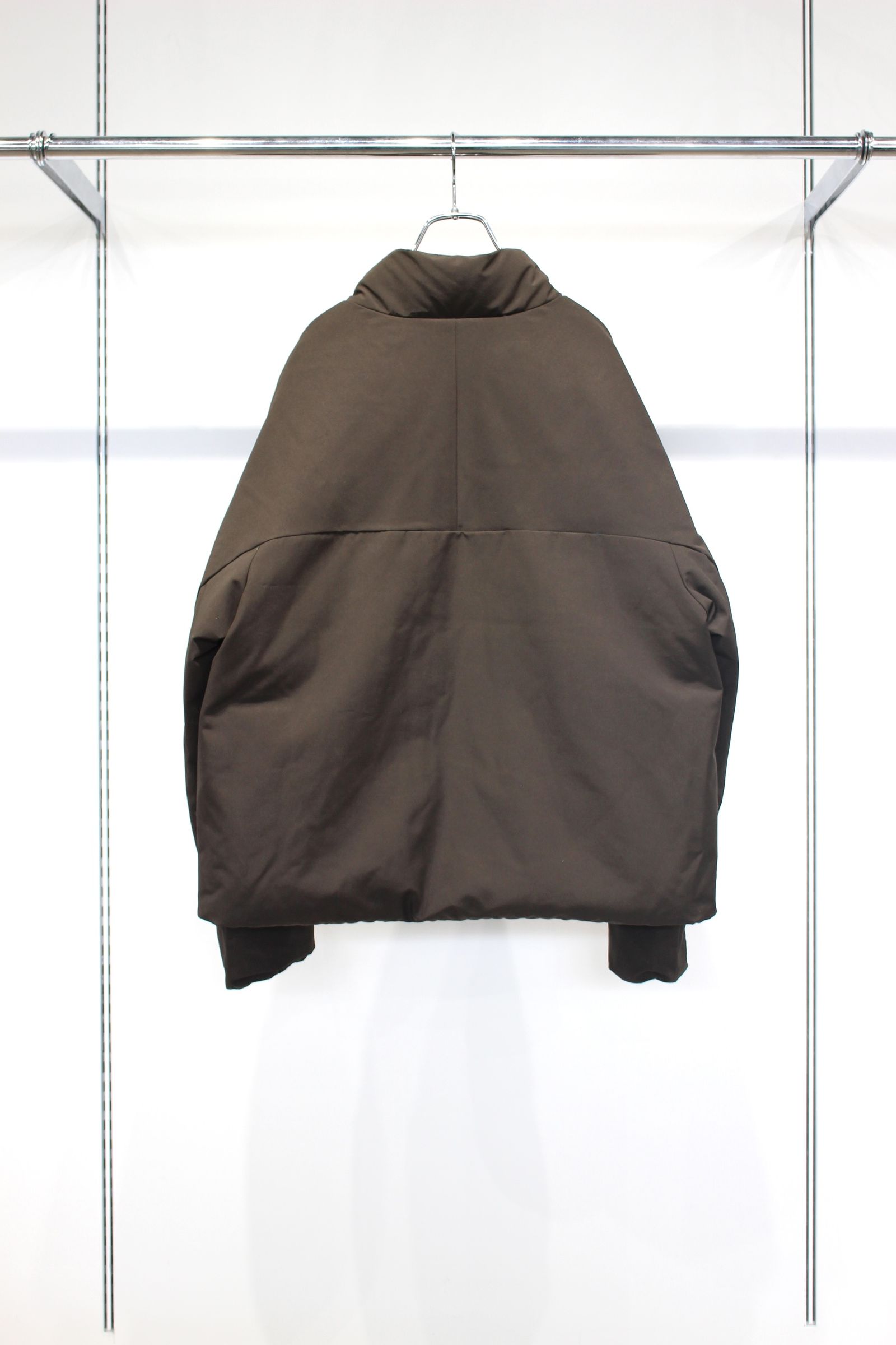 WEATHER CLOTH DOWN BLOUSON | DARK BROWN | ダウンジャケット