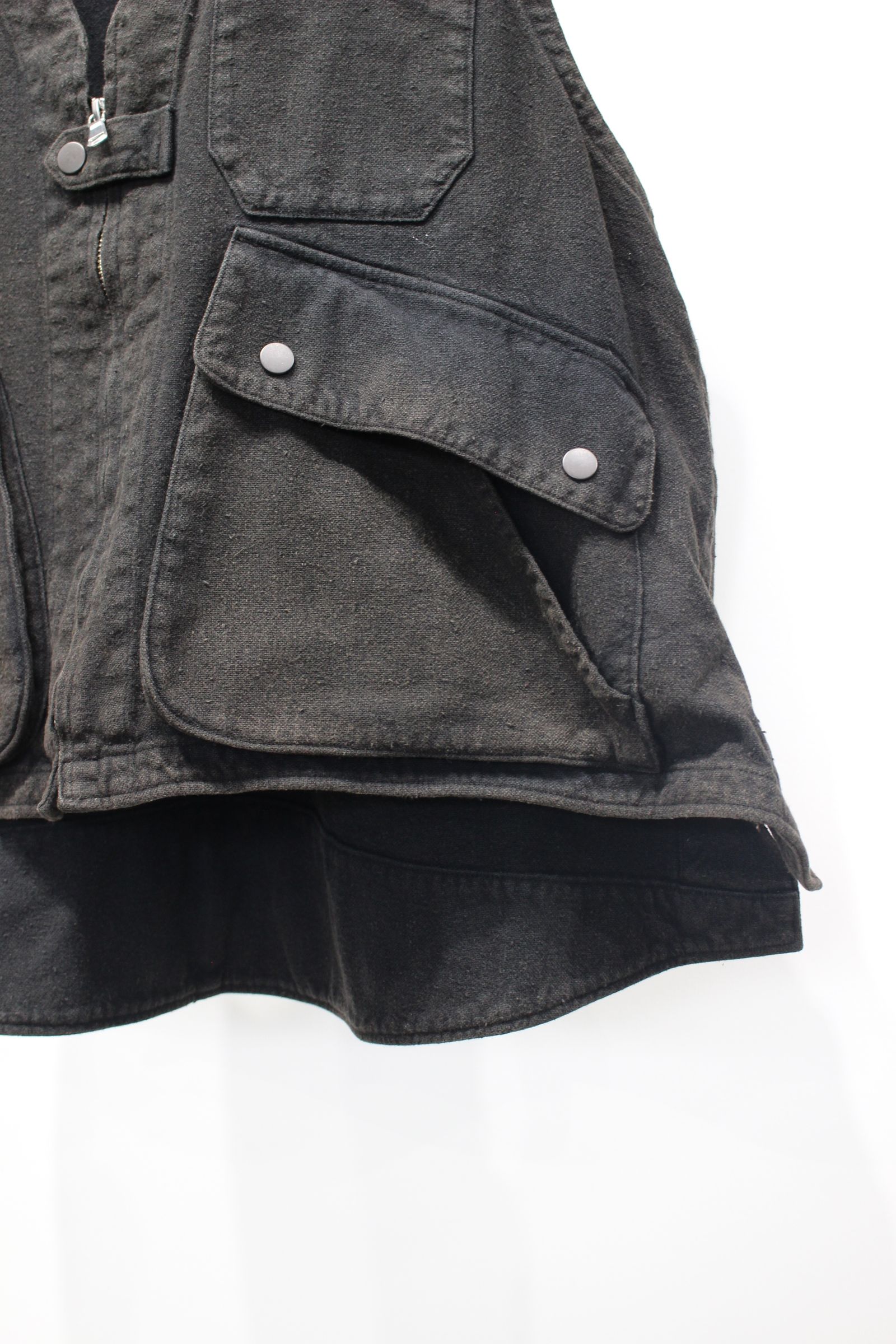 C/R DUCK UTILITY VEST | BLACK | ベスト