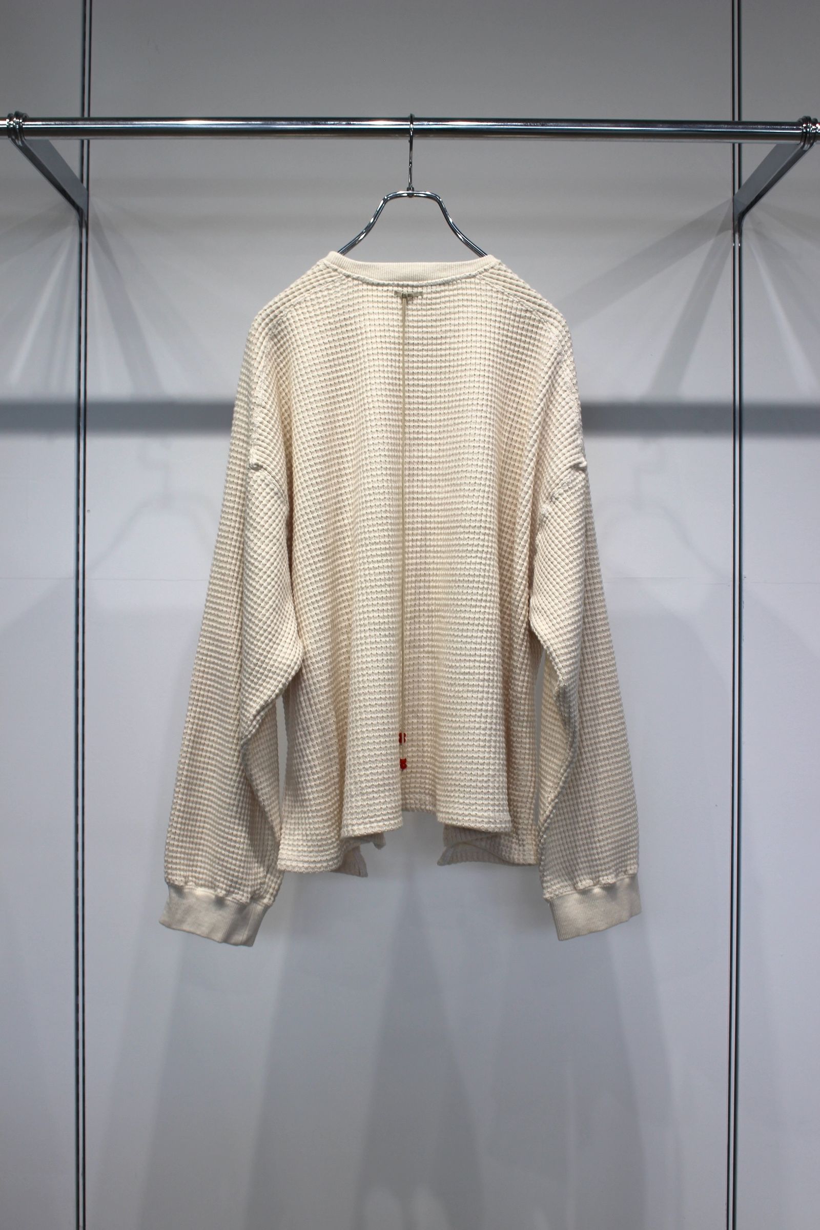 HEAVY WAFFLE OVER LS | IVORY | ヘビーワッフル