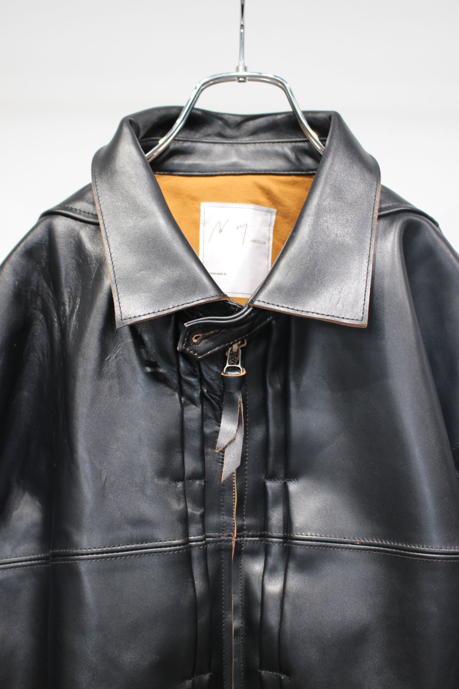 H.L TUCK JACKET | BLACK | レザージャケット