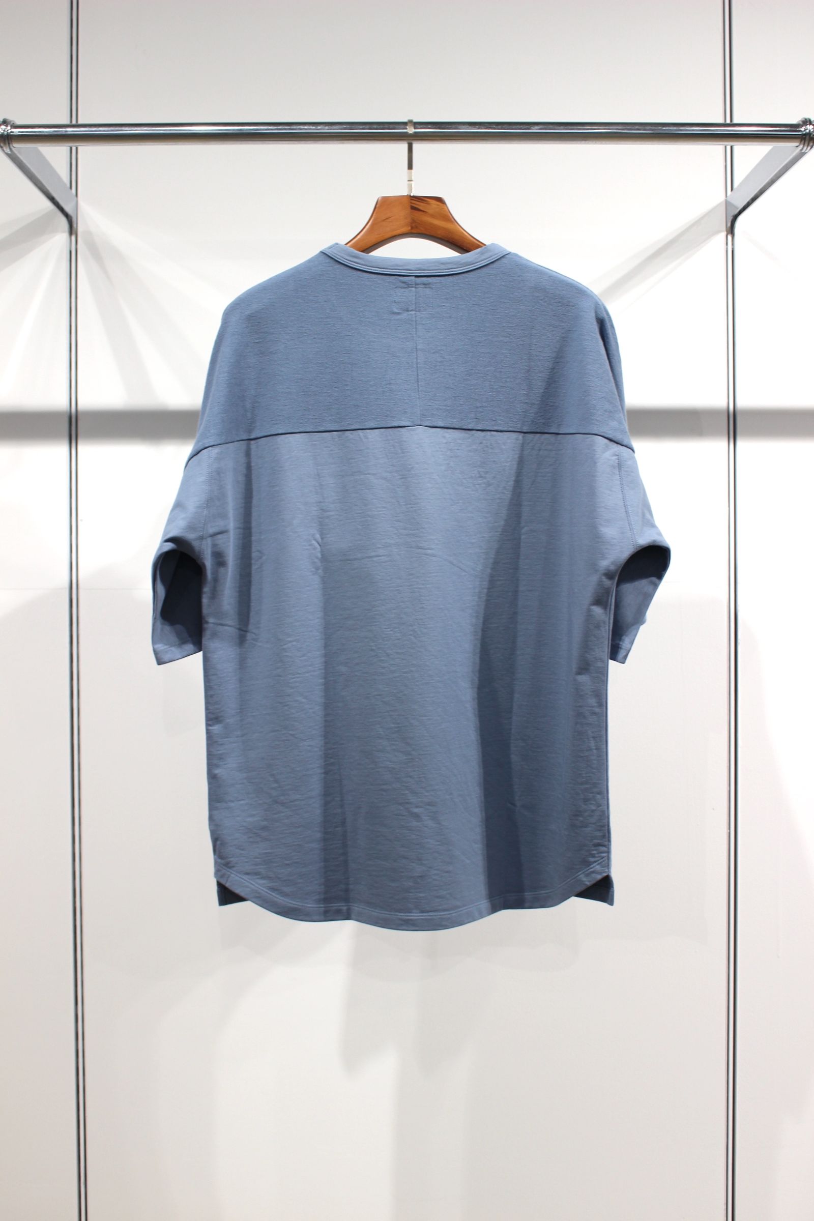 HIGH GAUGE FRENCH TERRY S/S TEE/TRANQUIL BLUE