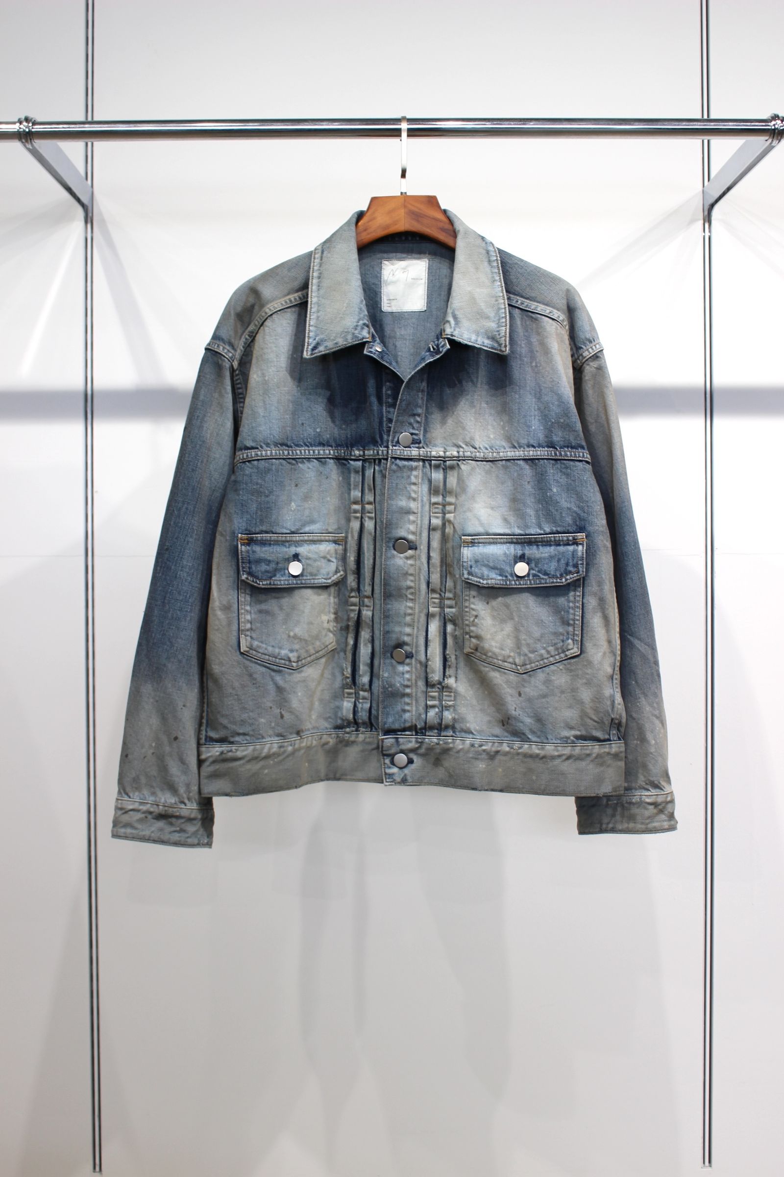 AGING DENIM JACKET | D.INDIGO | デニムジャケット