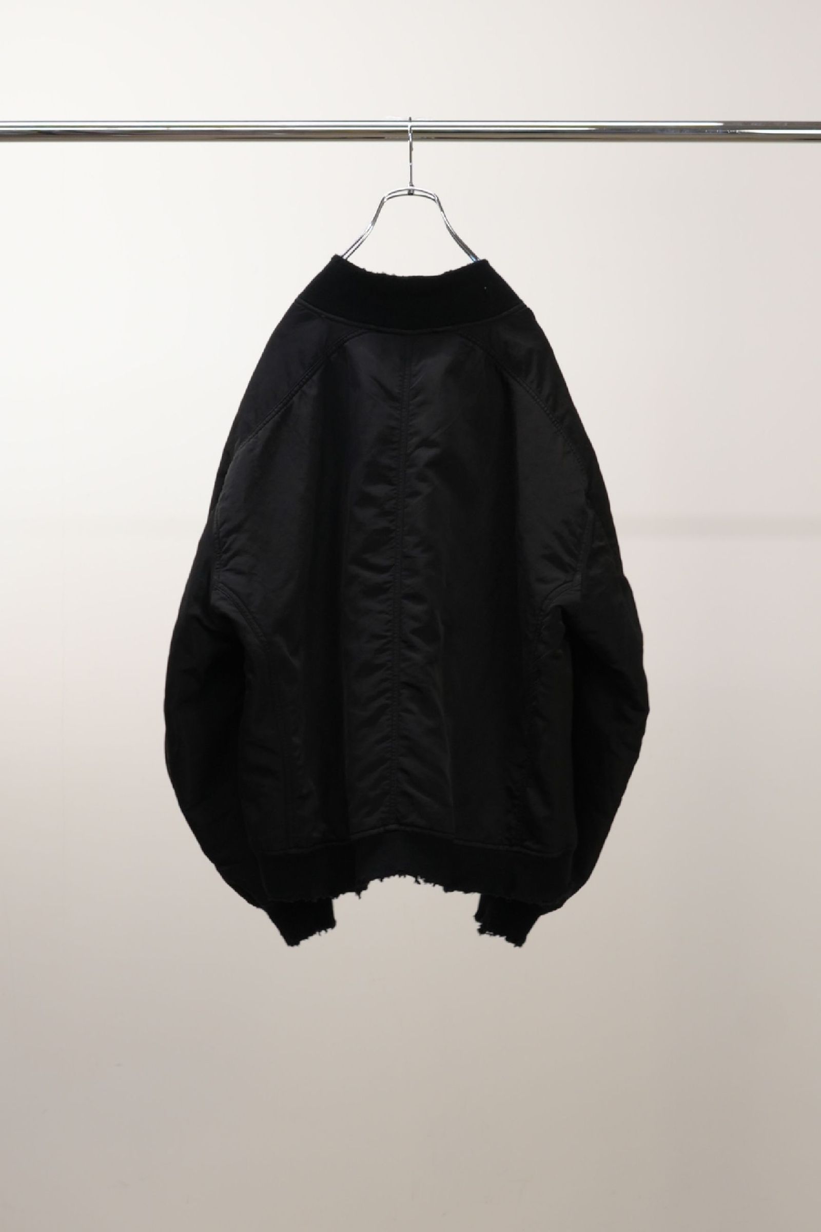 FADED BOMBER JACKET | BLACK | ボンバージャケット