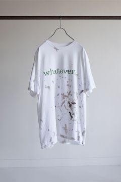 WHATEVER T SHIRT/WHITE