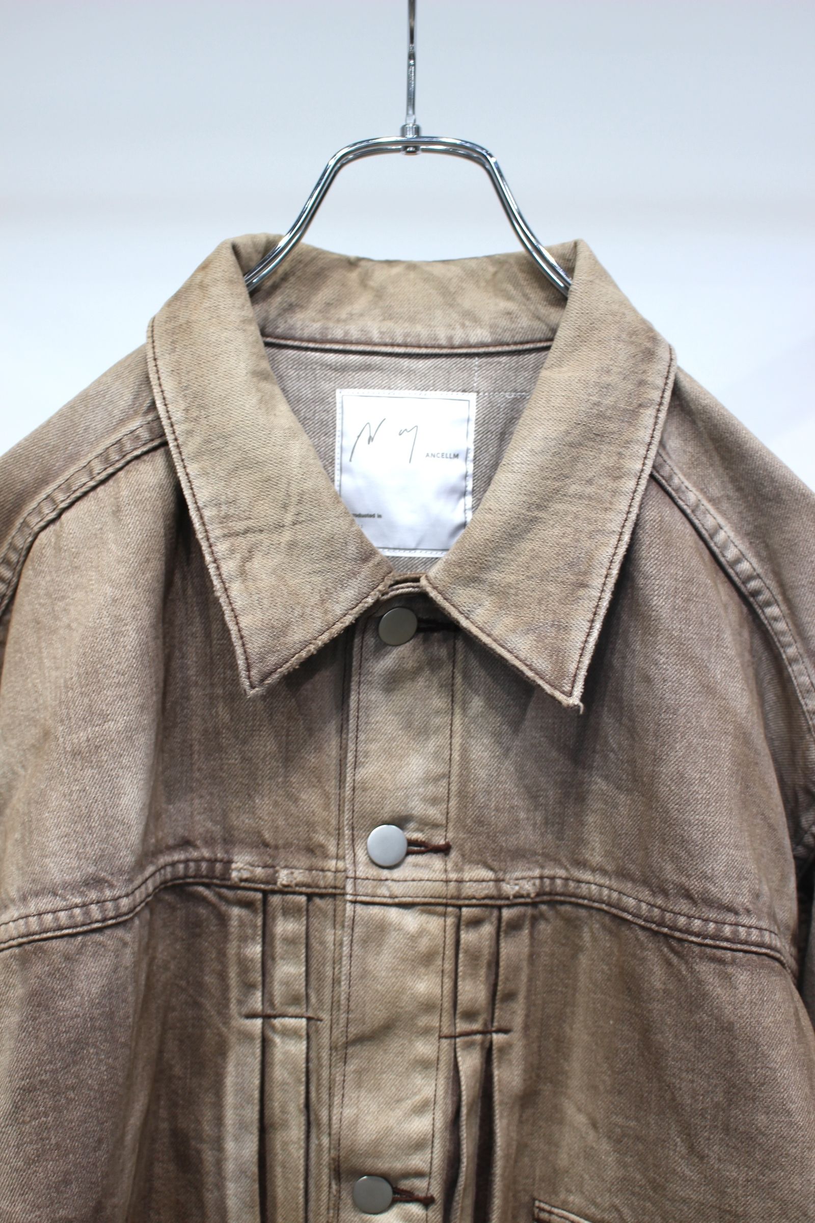 AGING DENIM JACKET | BROWN | デニムジャケット