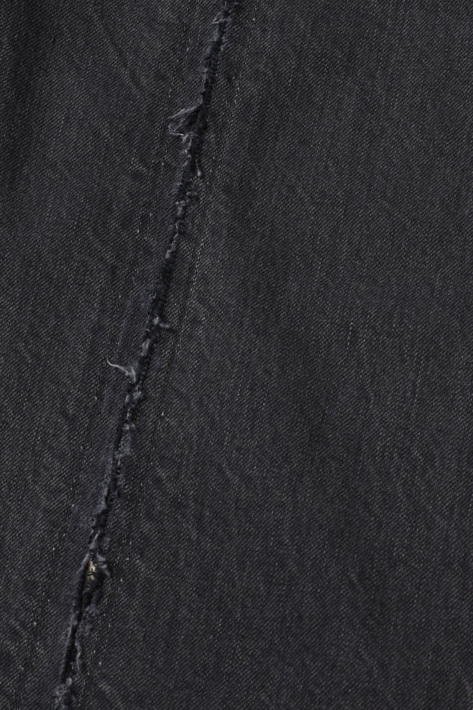 CUTTING WIDE DENIM | BLACK | デニム