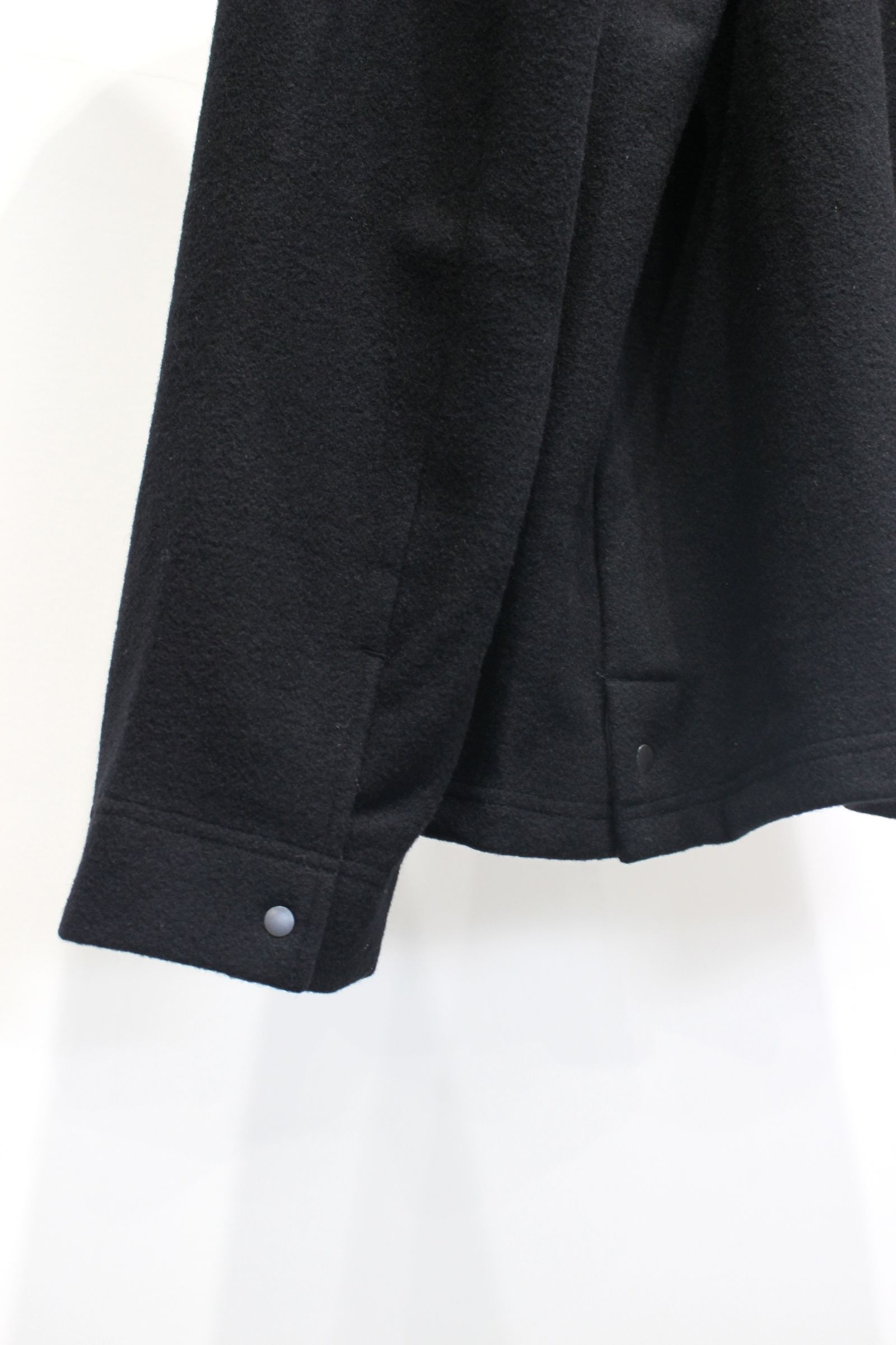 W/CA NO COLLAR DOUBLE JACKET | BLACK | ノーカラージャケット