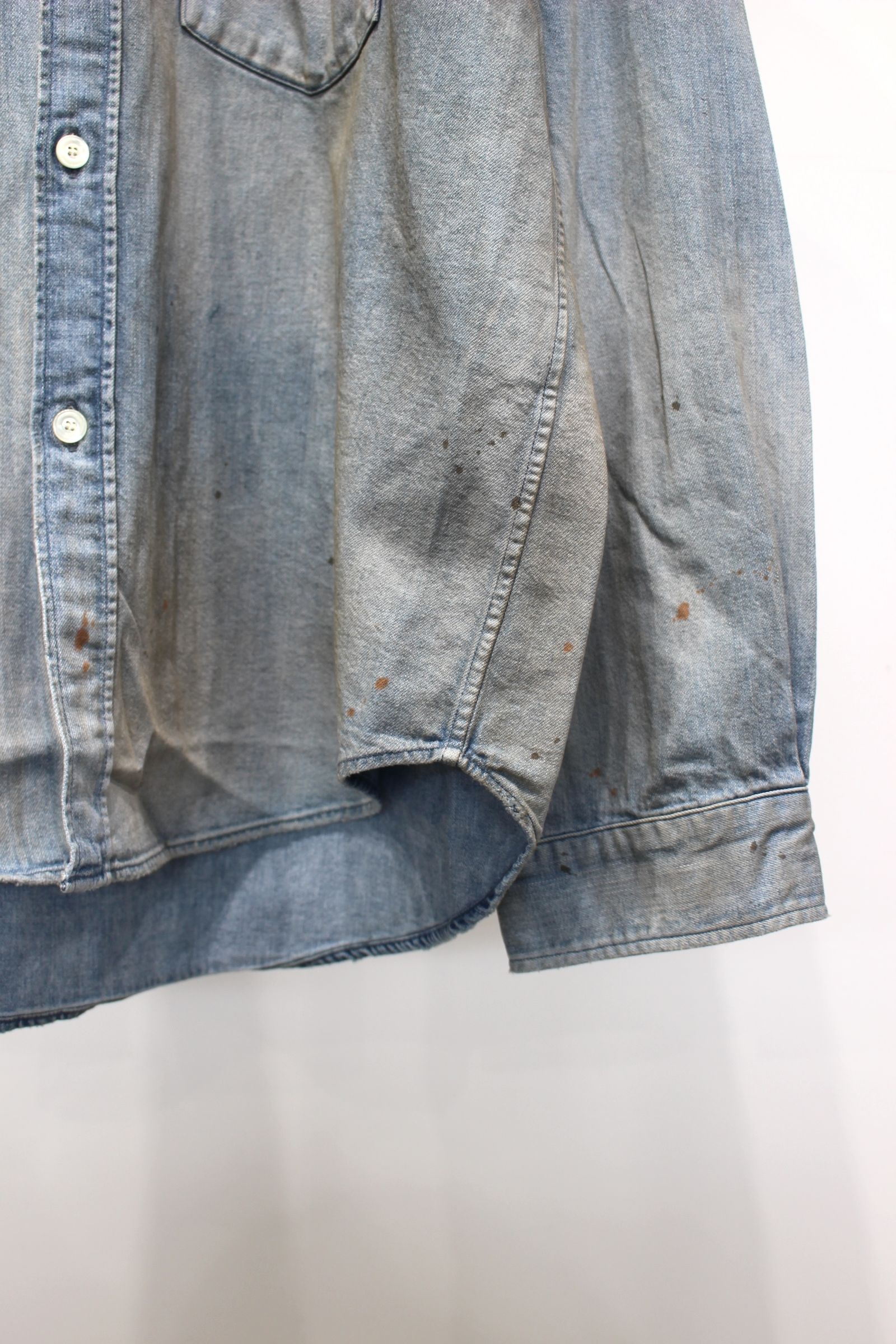 [ラスト1点] DENIM DRESS SHIRT | INDIGO | デニムシャツ