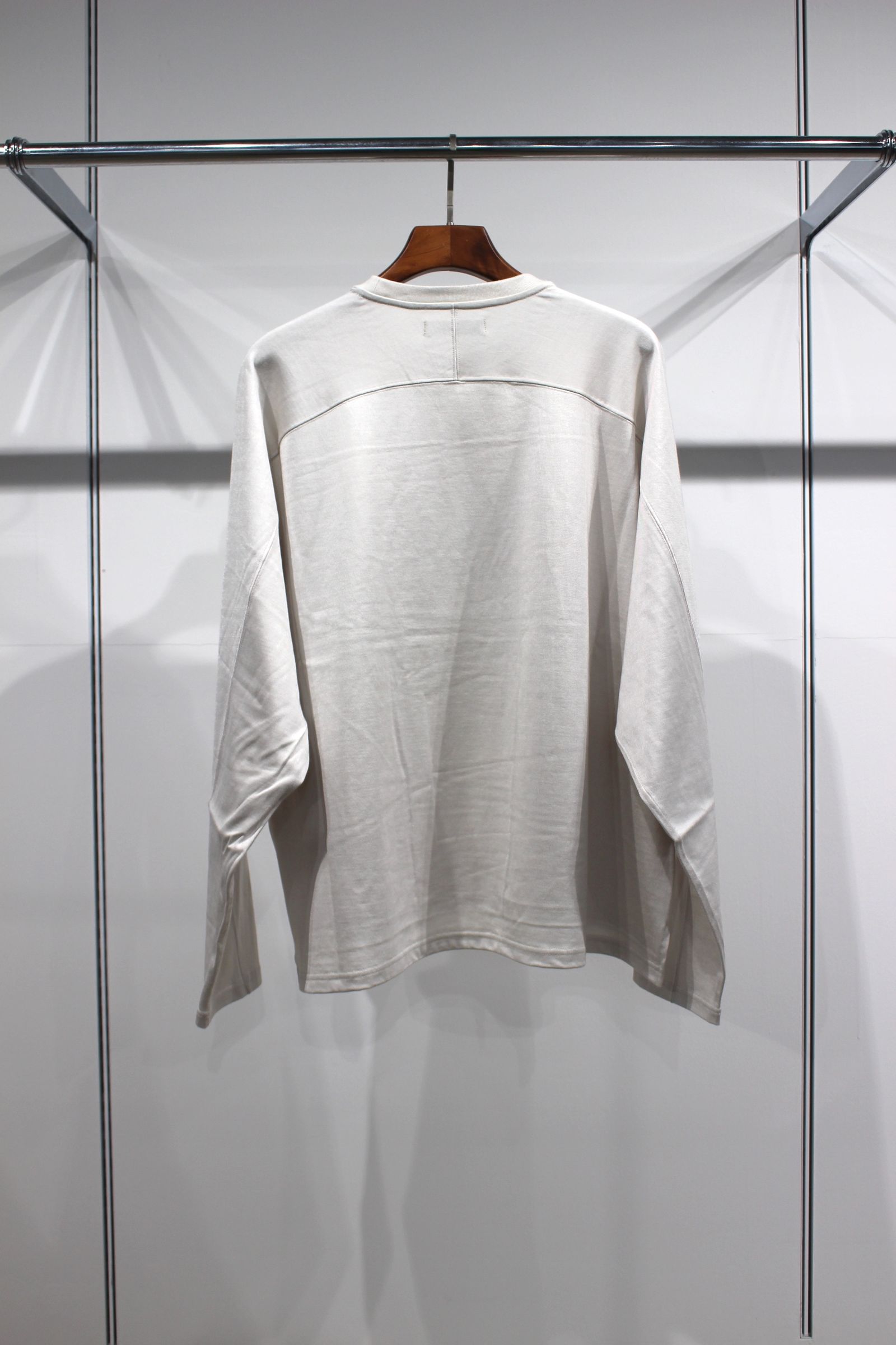 FOOTBALL PLATING OVERSIZED T-SHIRT/IVORY