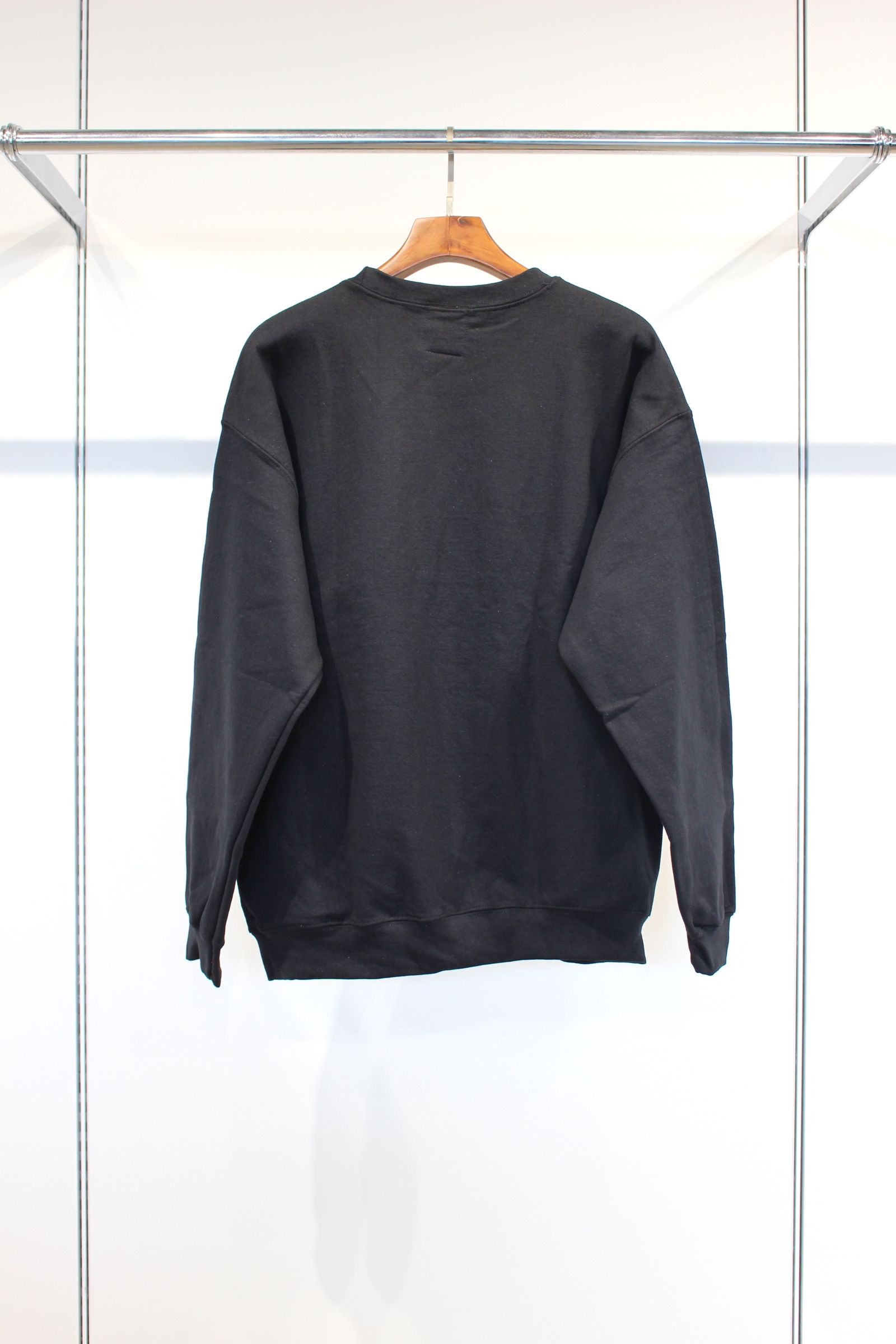 One point匣embroidery crew/BLACK【10/1 発売】