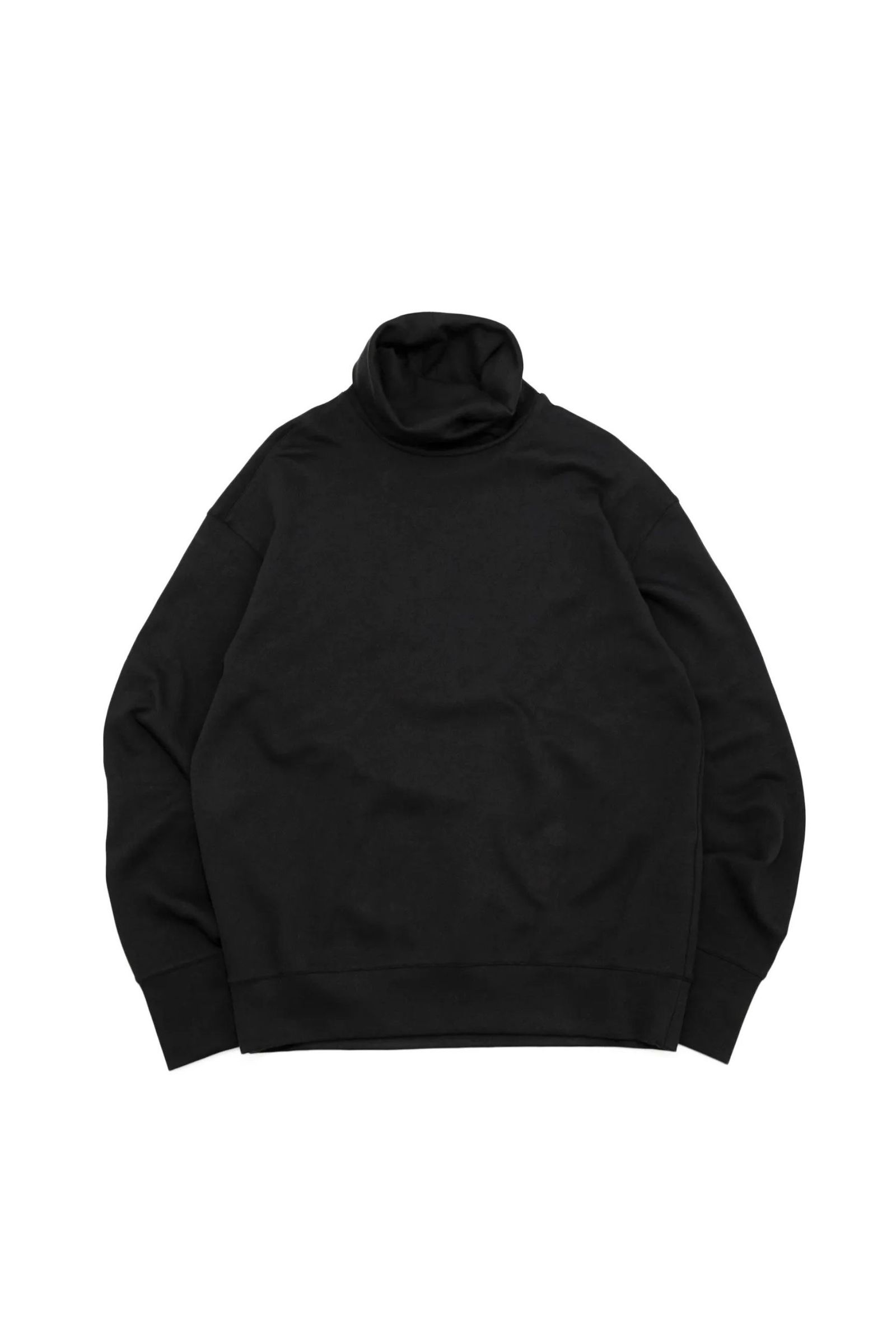DUAL TOP Turtleneck | BLACK | カットソー