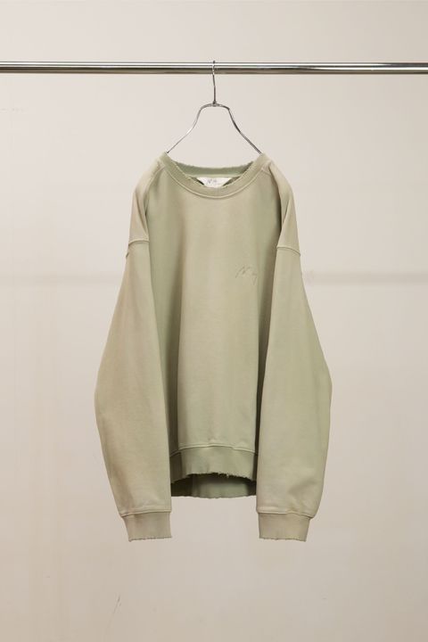 [ラスト1点] UNEVENNESS SWEAT SHIRT | GRAYMINT | スウェット