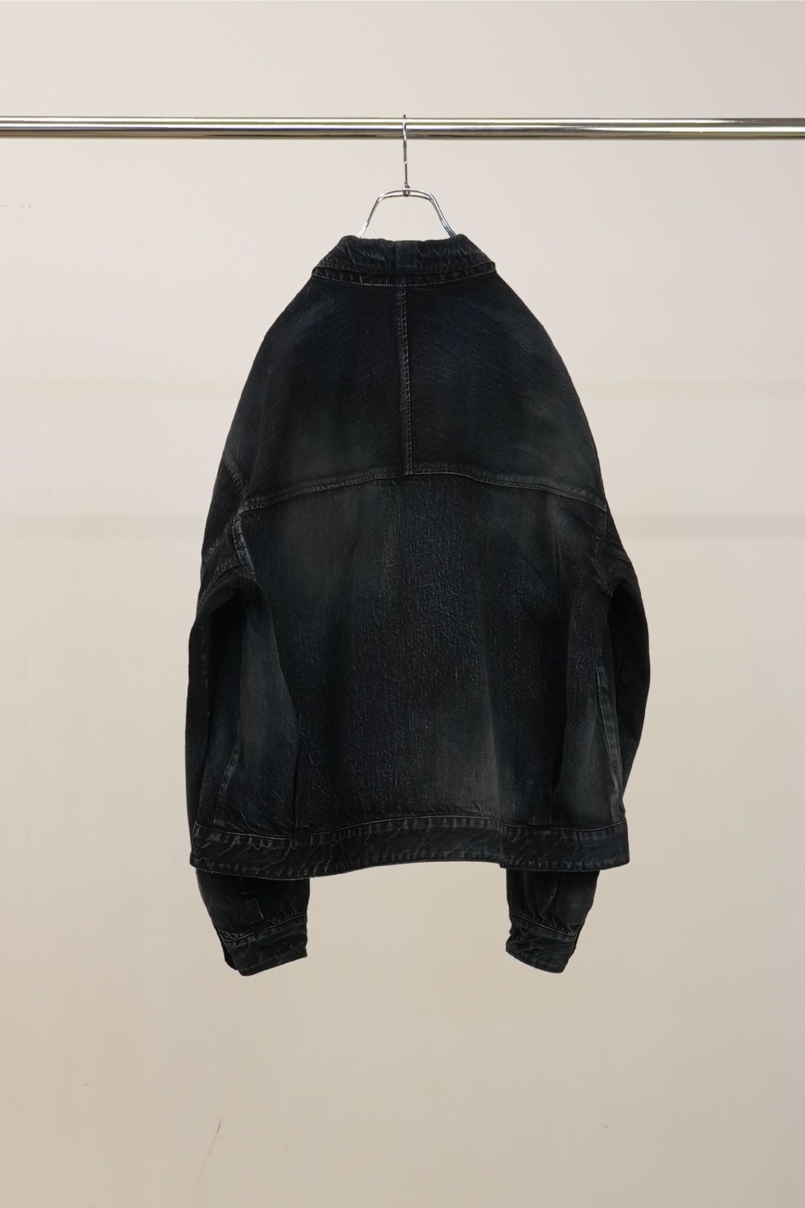 [ラスト1点] DENIM ZIPUP JACKET | BLACK | デニムジャケット