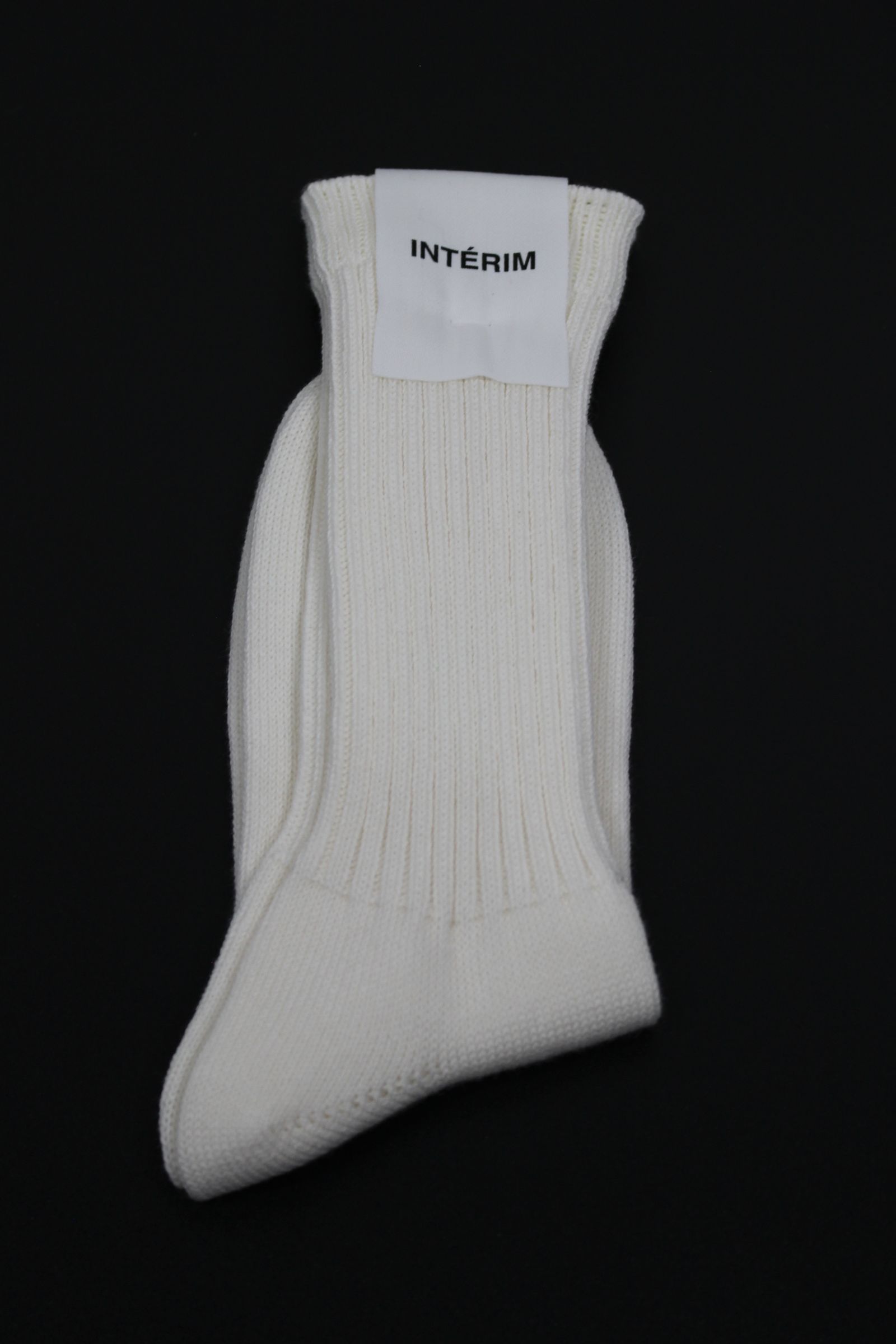 CASHMERE ORGANIC COTTON SOCKS | GRAY,WHITE,RED | ソックス
