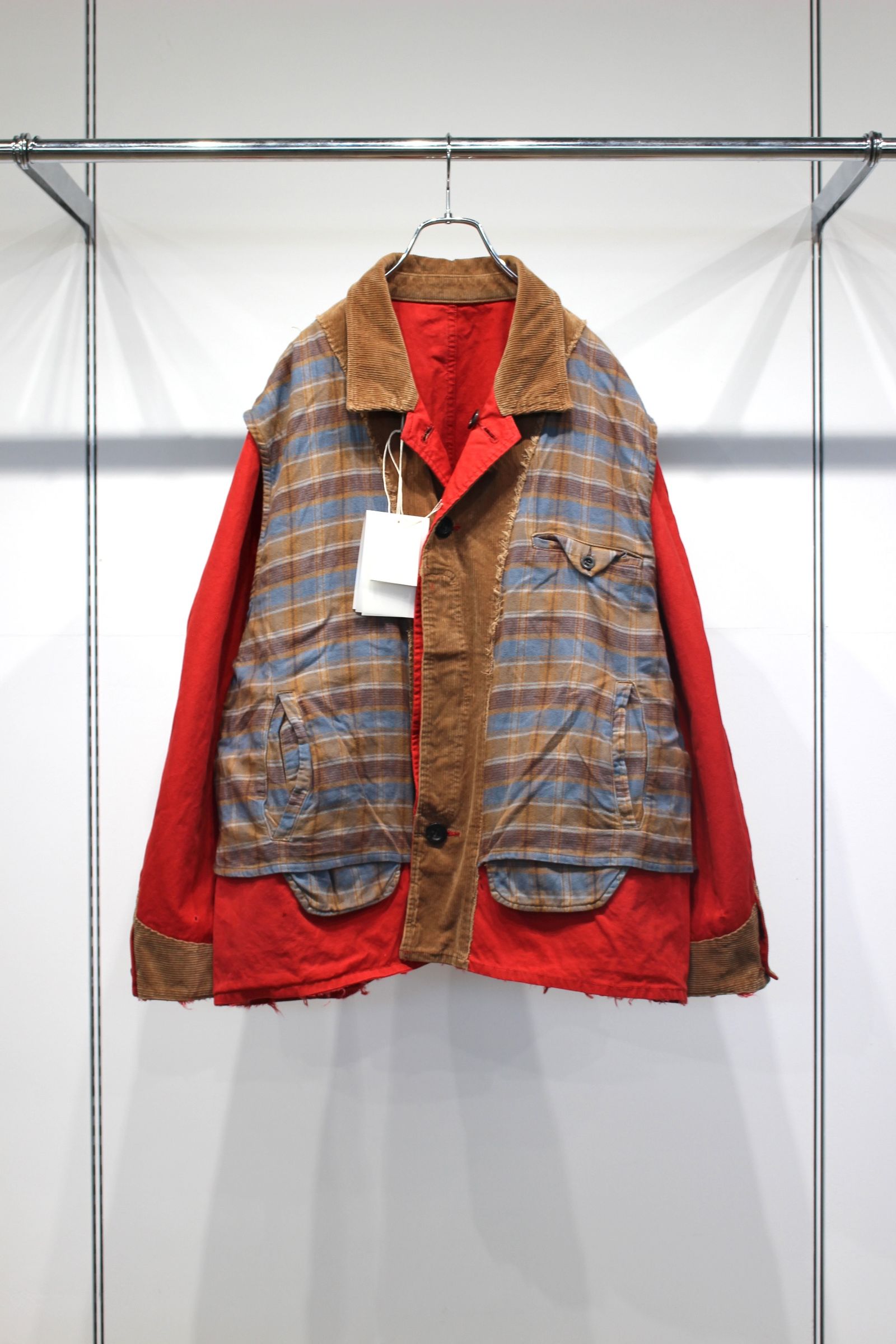 REVERSIBLE WORK JACKET | RED | リバーシブルジャケット
