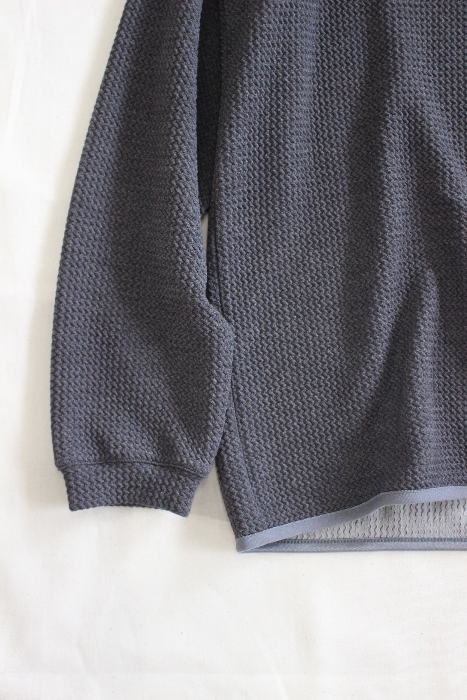 SOFT RIPPLE JERSEY L/S TEE | GRAY | カットソー