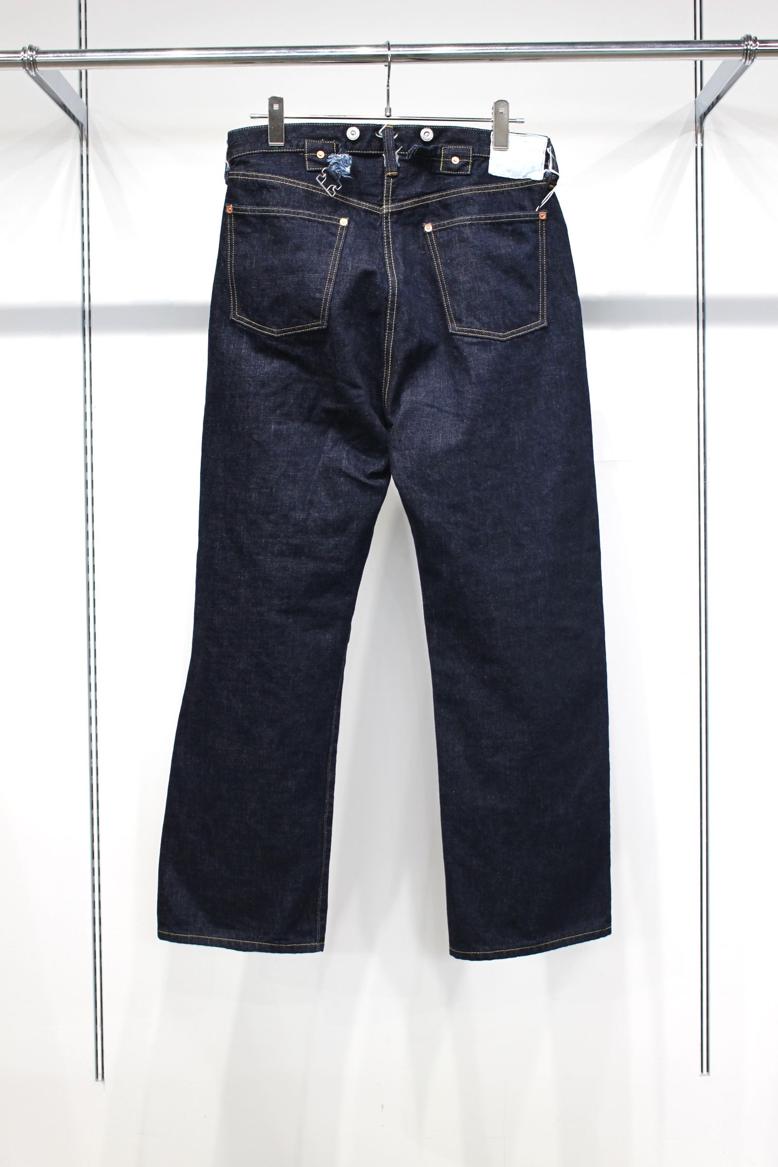 NATURAL INDIGO SHUTTLE DENIM SINGLE NEEDLE 201 No2 JEANS | NAVY | デニムパンツ