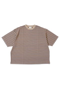 BORDER WIDE S/S TEE/カットソー