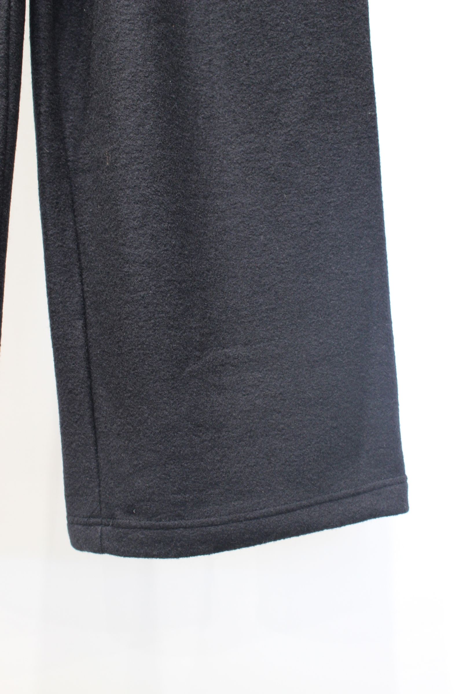 WOOL CUT WIDE TUCK SLACKS | NAVY | スラックス