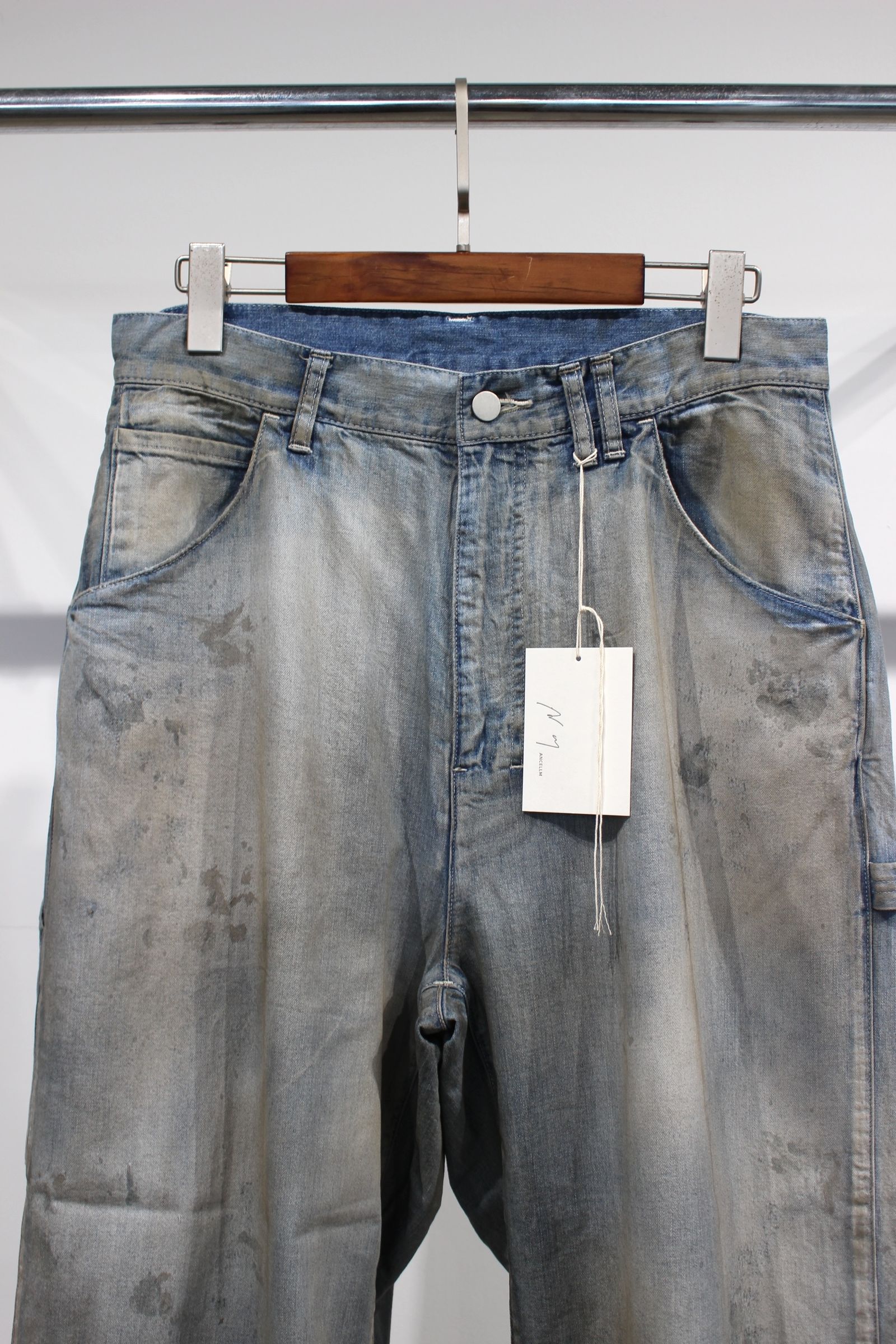 ANCELLM - AGING PAINTER PANTS/INDIGO | NapsNote