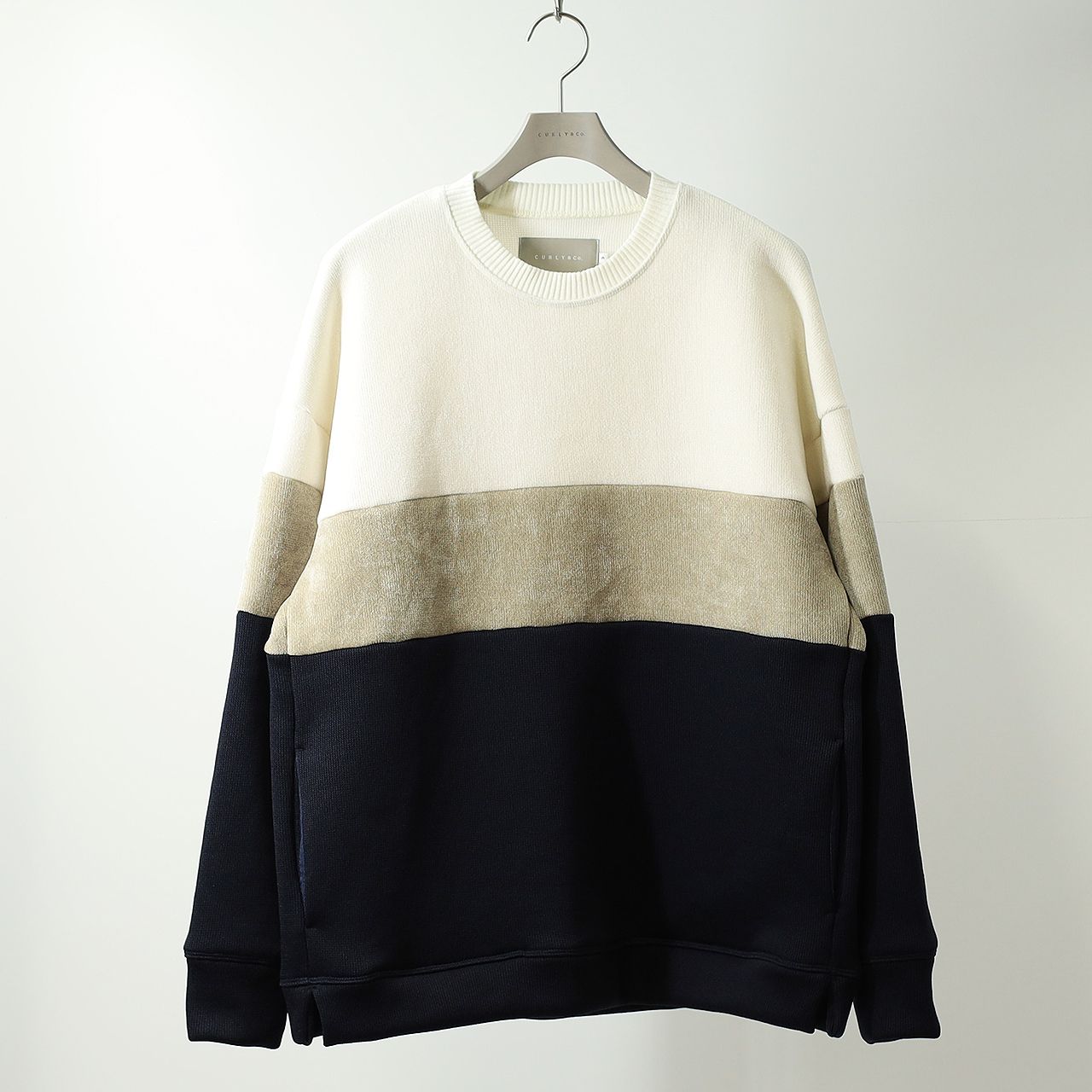 TRICOLOR VINTAGE P/O | SNOW | クルーネックプルオーバー