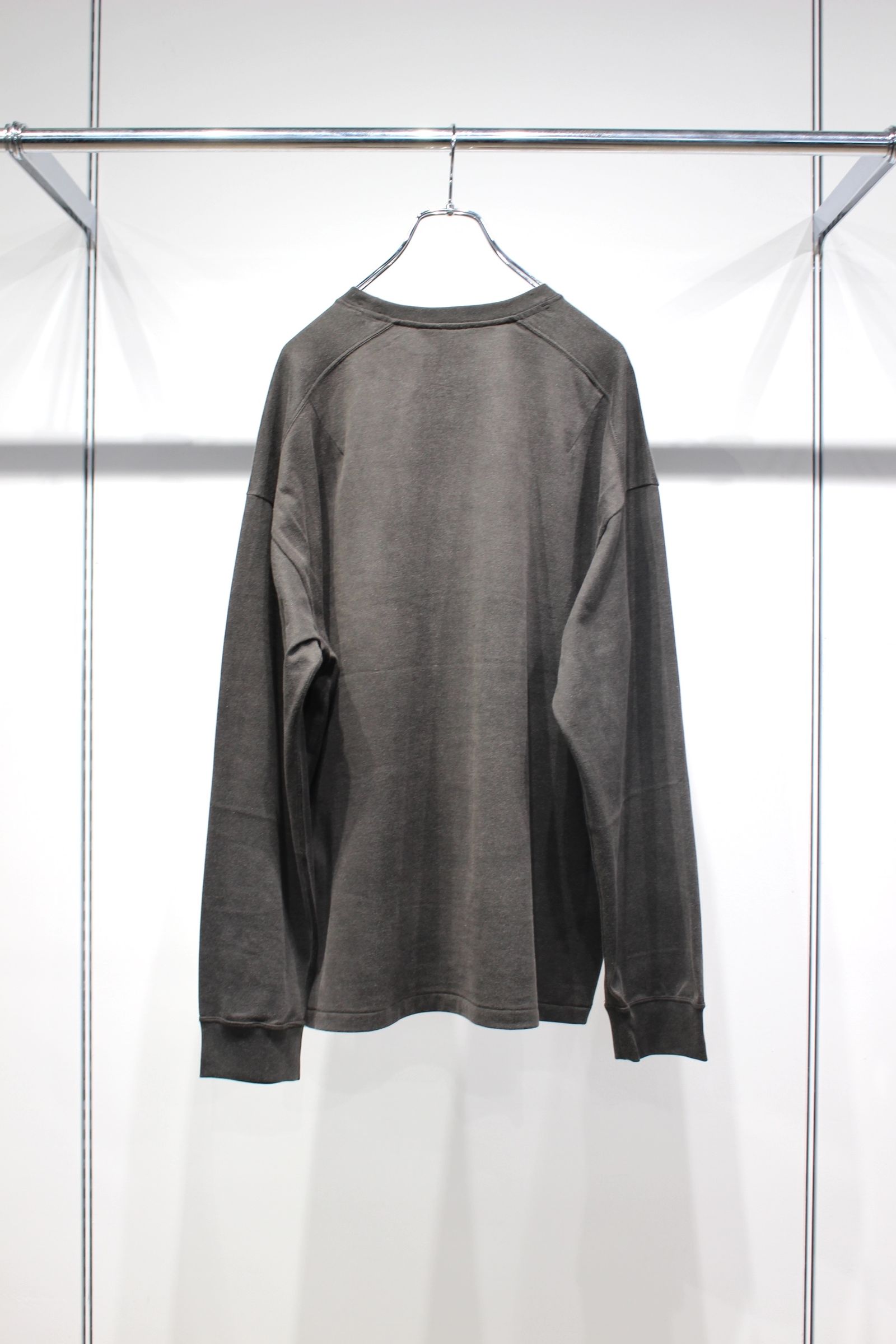 [ラスト1点] UNEVENNESS LS | BLACK | カットソー