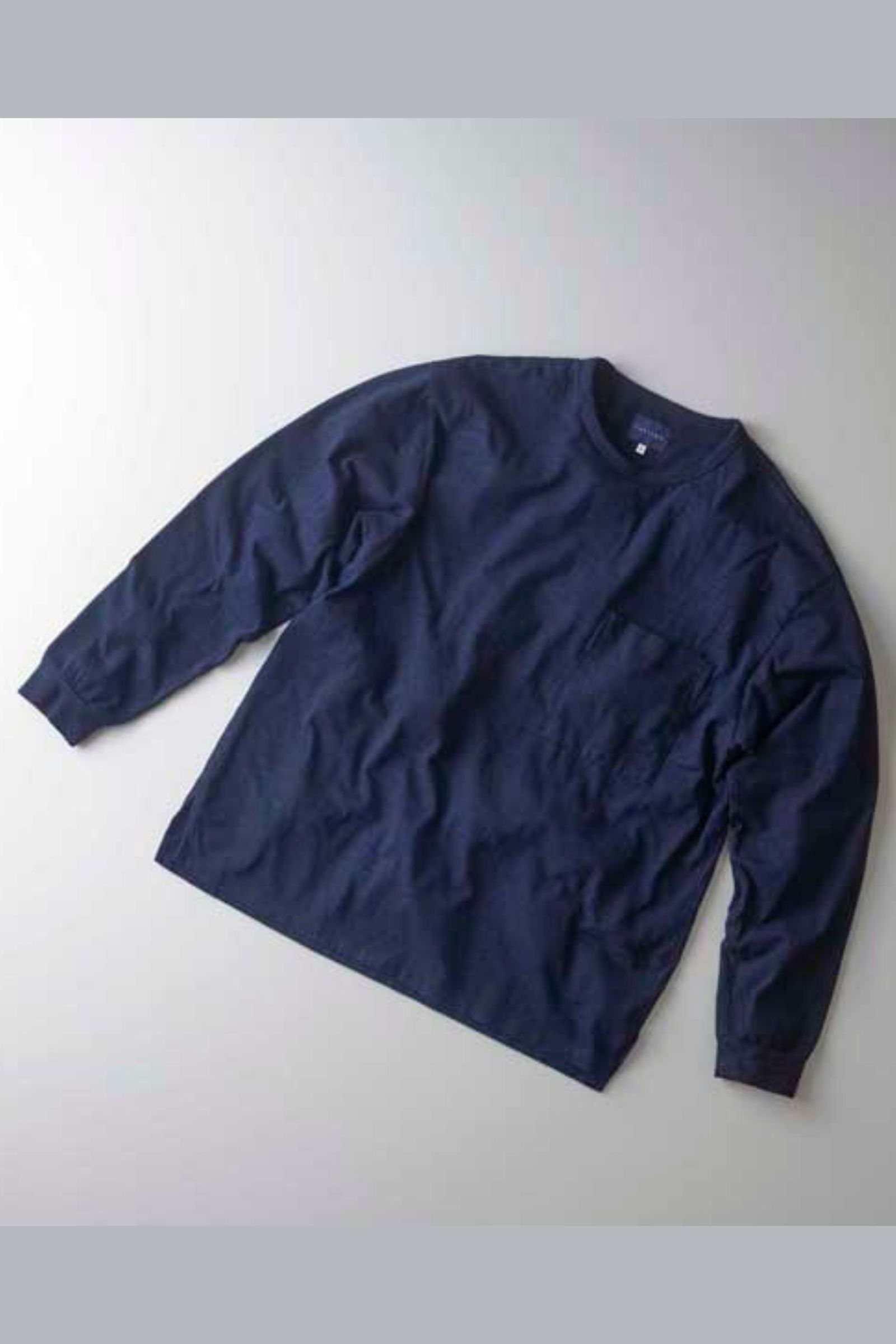 NATURAL INDIGO L/S TEE “ONE WASHED”/ナチュラルインディゴカットソー