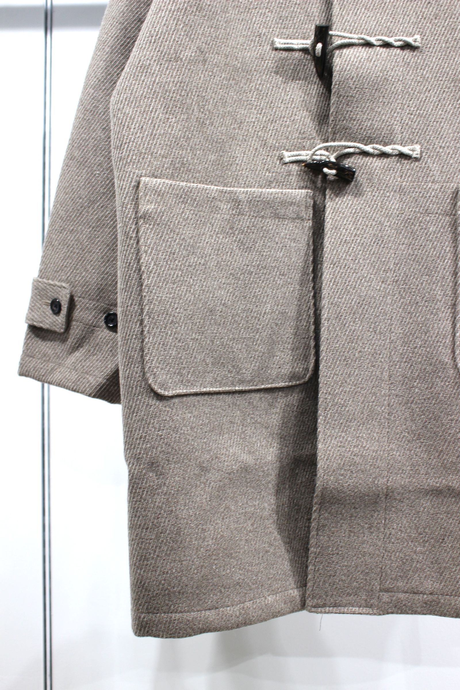 [ラスト1点] HYPER BIG CASHMERE HEAVY ROYAL NAVY DUFFEL COAT | BEIGE | ダッフルコート