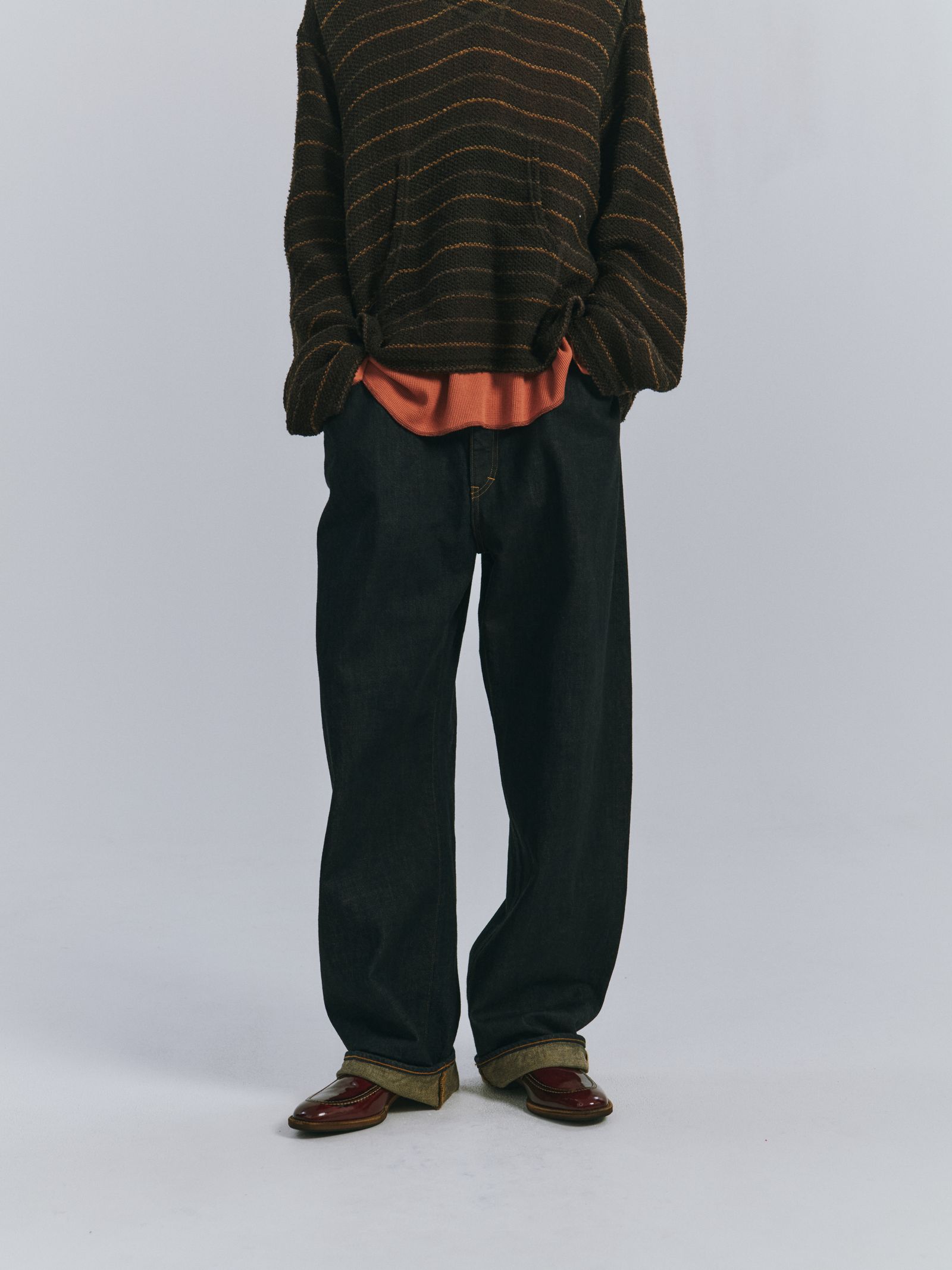 #02 SELVEDGE TAPERED 5P DENIM PANTS OW | INDIGO | デニムパンツ