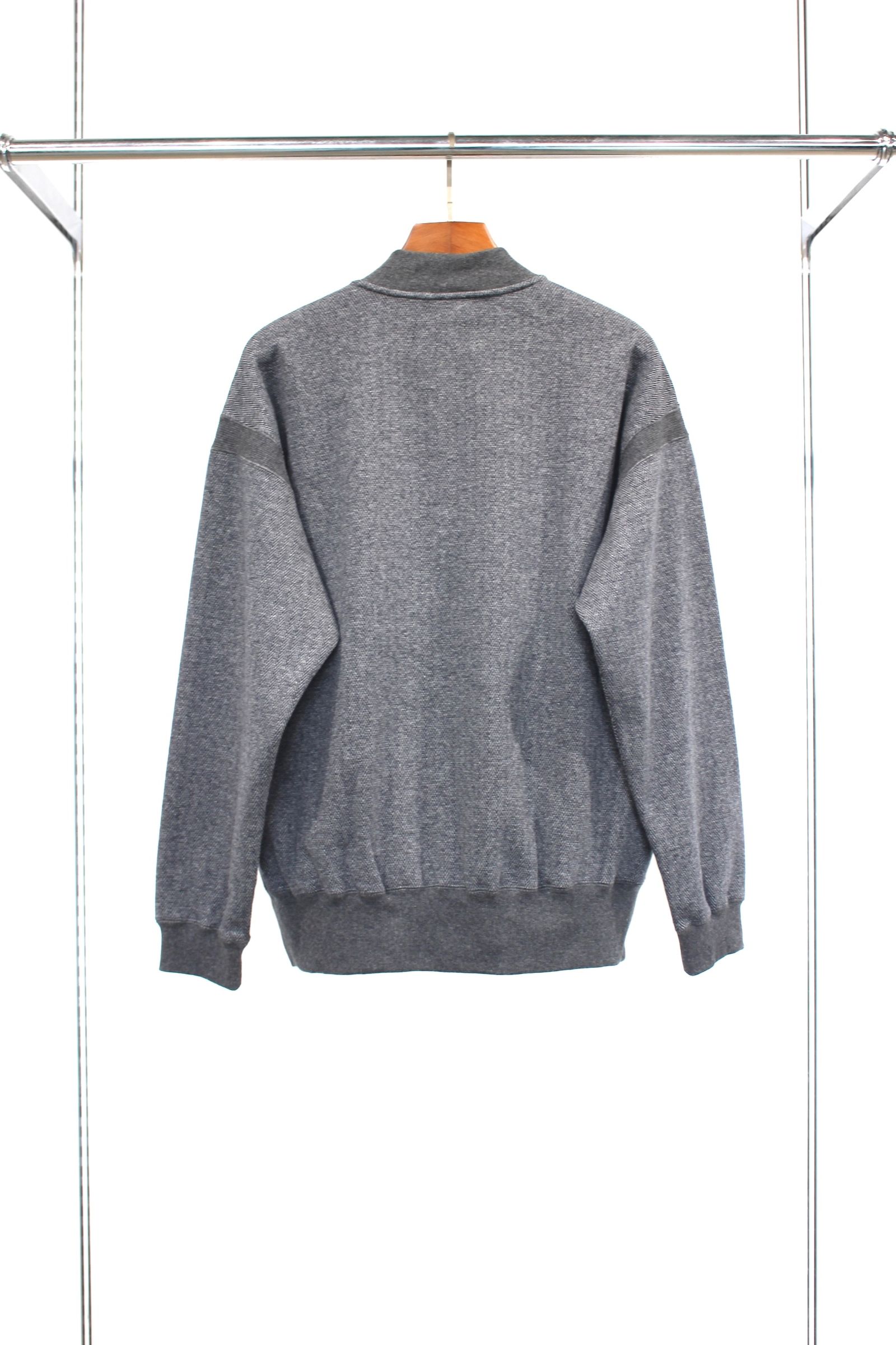 BLANKET ZIP-UP JACKET/CHARCOAL.H