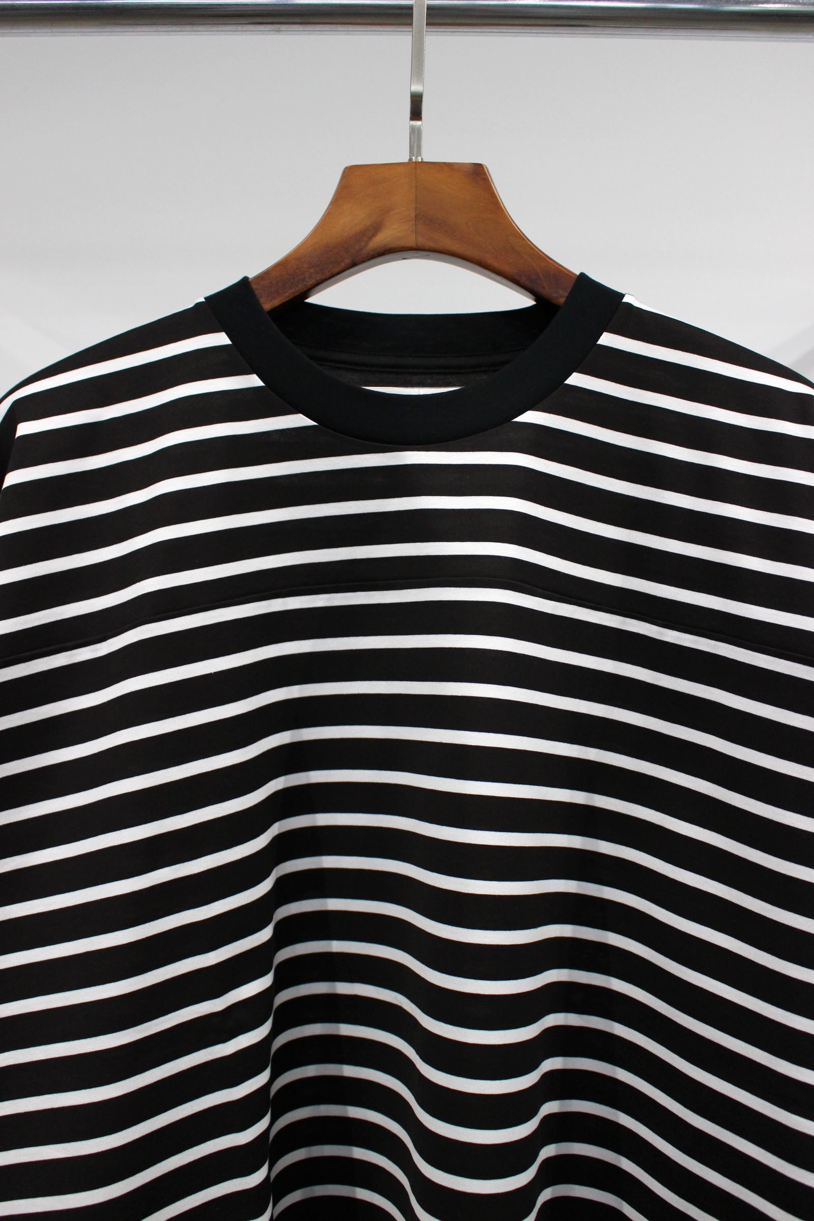 CREW NECK BORDER FOOTBALL CUTSAW/カットソー