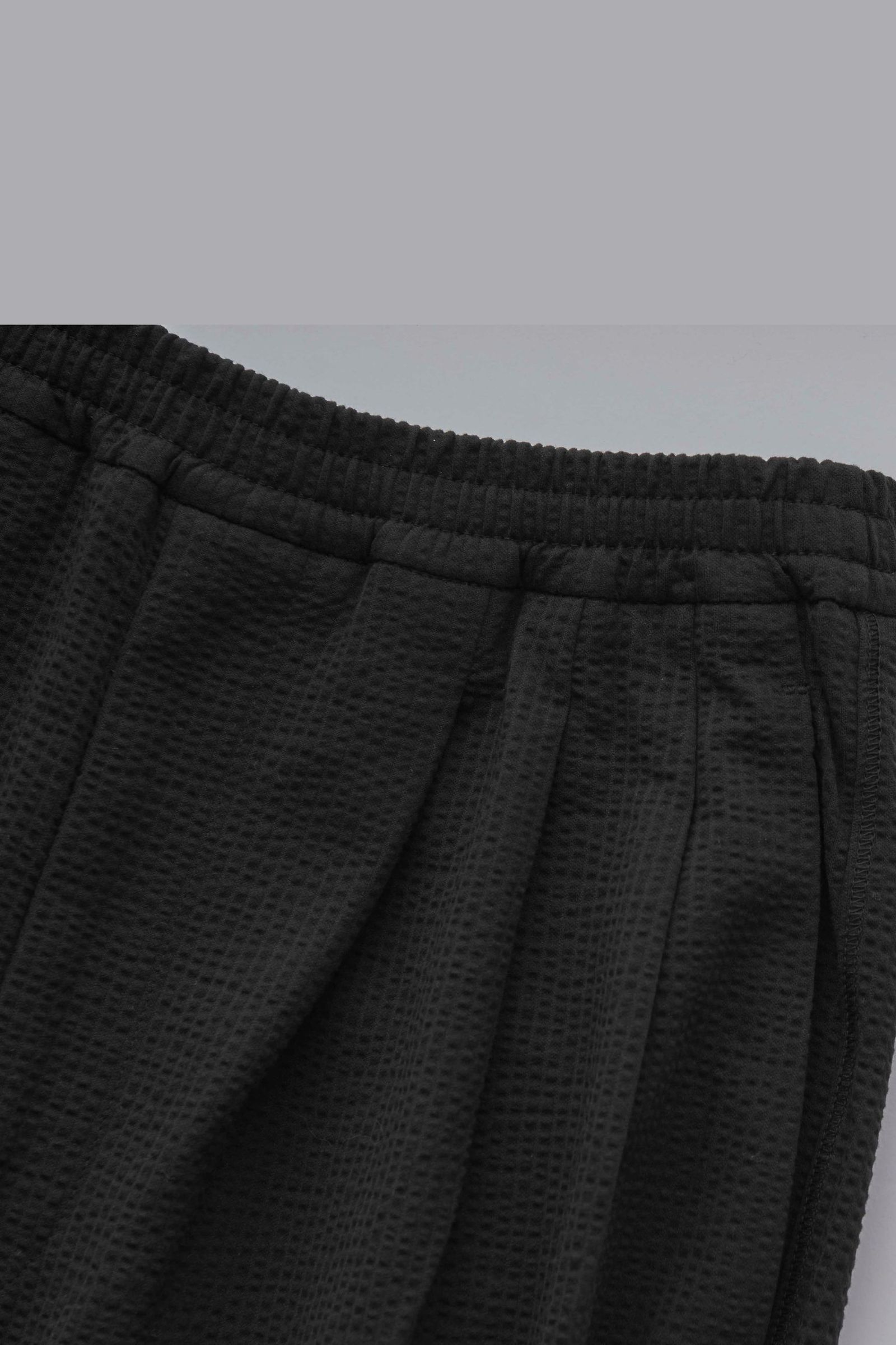 SEERSUCKER 3 TUCK PANTS | NAVY ST. | イージーパンツ