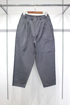 SEERSUCKER 3 TUCK PANTS | NAVY ST. | イージーパンツ