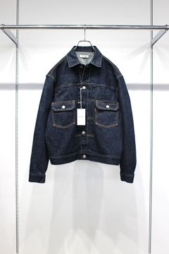 "2ND" SHUTTLE DENIM SIDE PANEL JACKET | NAVY | デニムジャケット