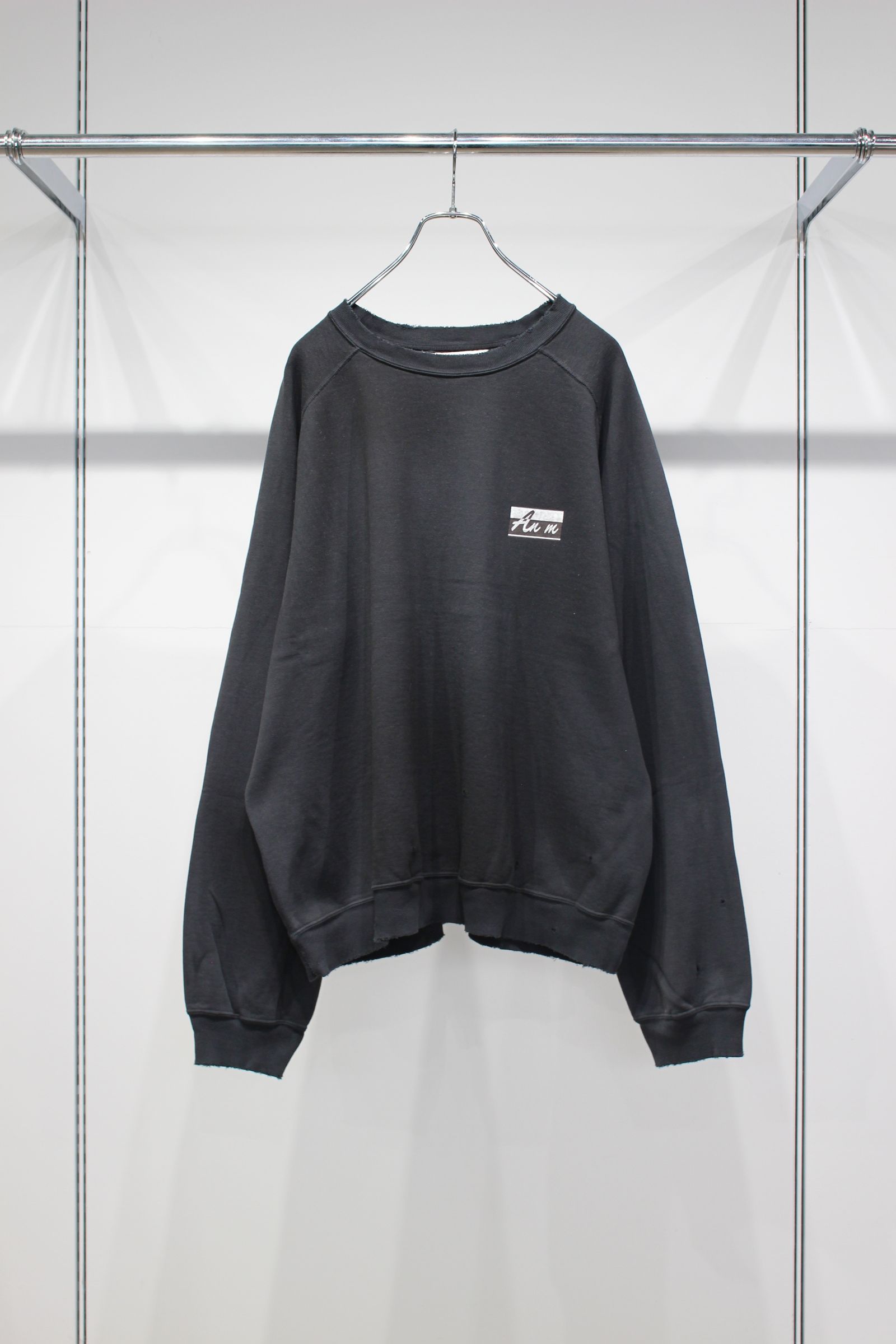 LIGHT LOOP SWEAT SHIRT | BLACK | スウェット