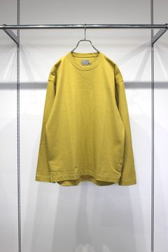 AGED COTTON TEE | DULL LIME | カットソー