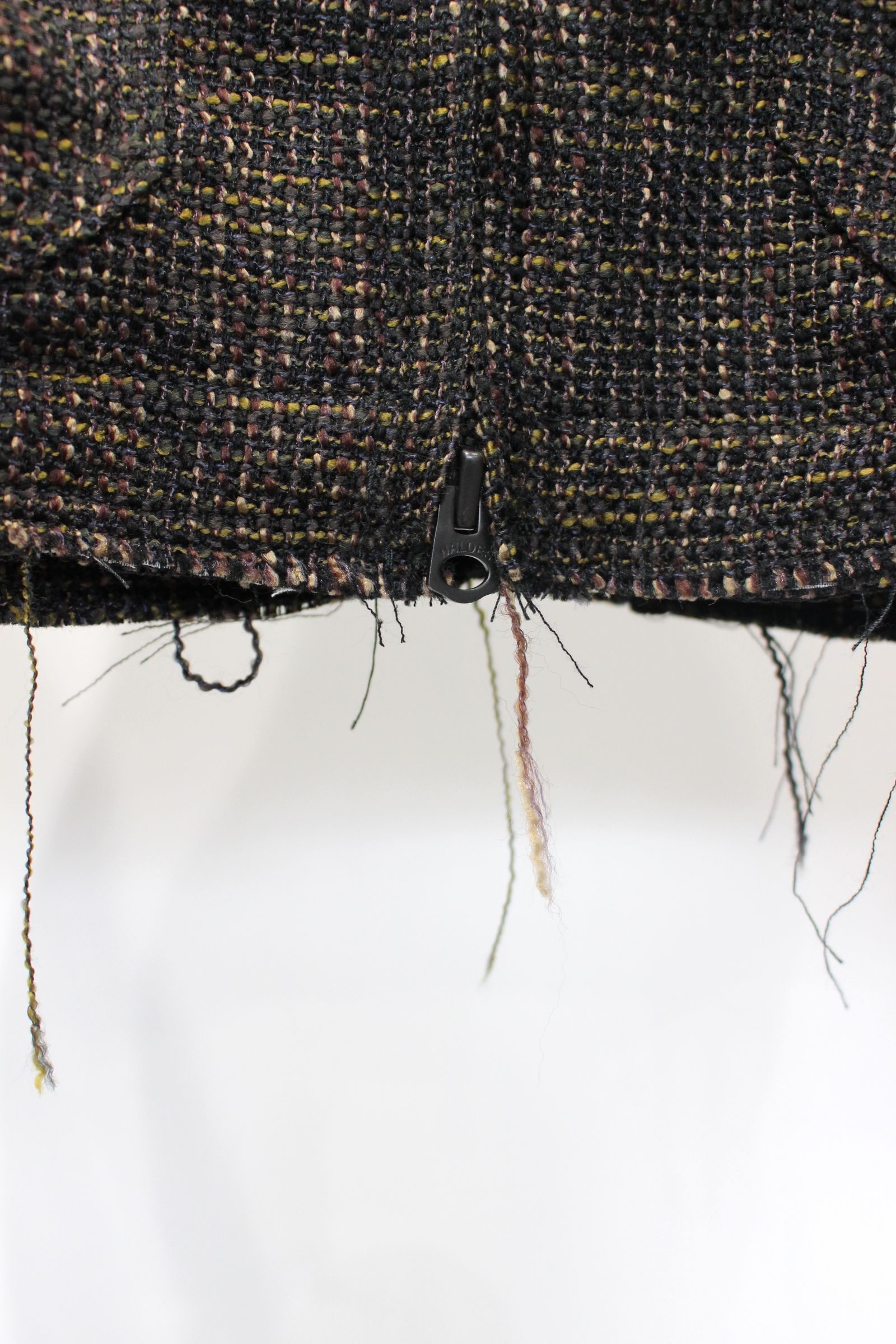 ANCELLM - TWEED ZIP JACKET | BROWN | ジャケット | NapsNote