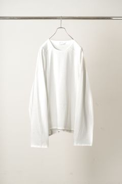 C/R LS T-SHIRT | WHITE | カットソー