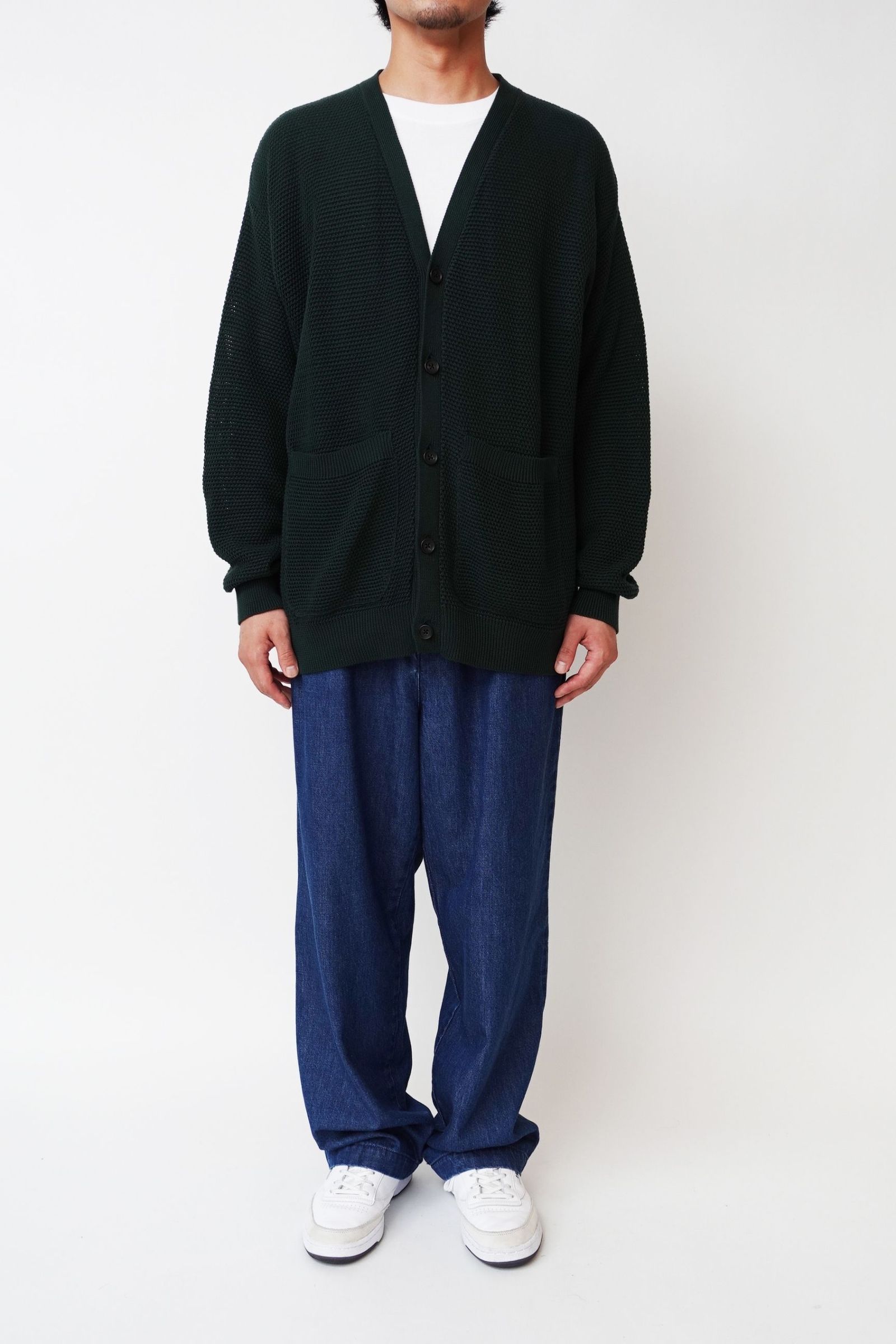 EVCON - COTTON KNIT CARDIGAN/コットンニットカーディガン | NapsNote