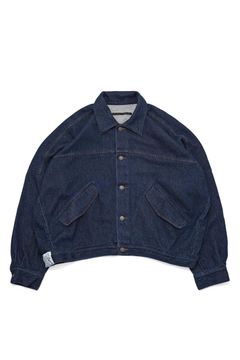 SOFT DENIM WIDE JACKET | INDIGO | ソフトデニムジャケット