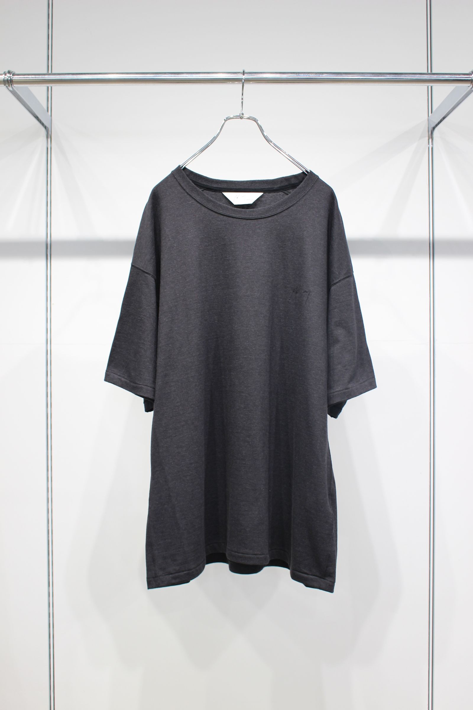 トップス ANCELLM UNEVENNESS SWEAT SHIRT ANCELLM - UNEVENNESS SWEAT SHIRT | BLACK | スウェット | NapsNote