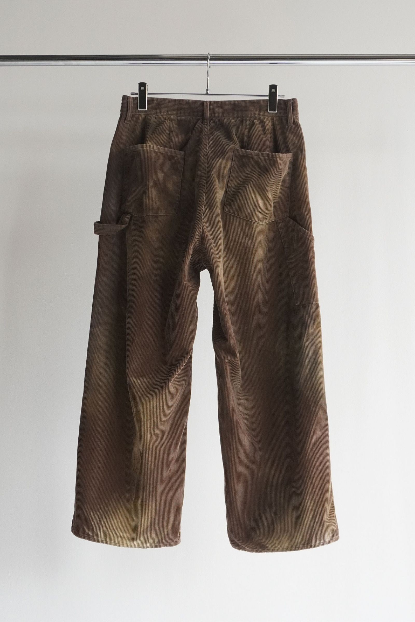 ANCELLM - CORDED VELVETEEN PAINTER PANTS | BROWN | ペインターパンツ | NapsNote